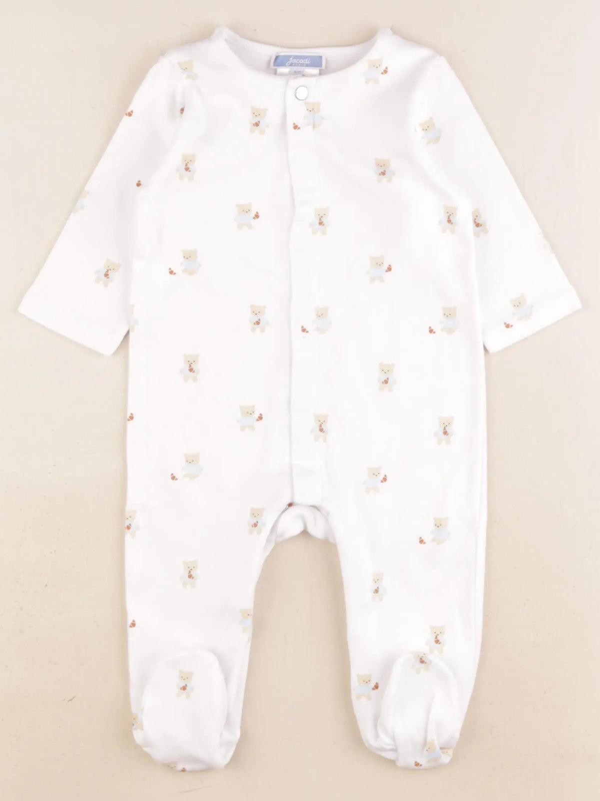 Jacadi - pyjama coton blanc - 6 mois