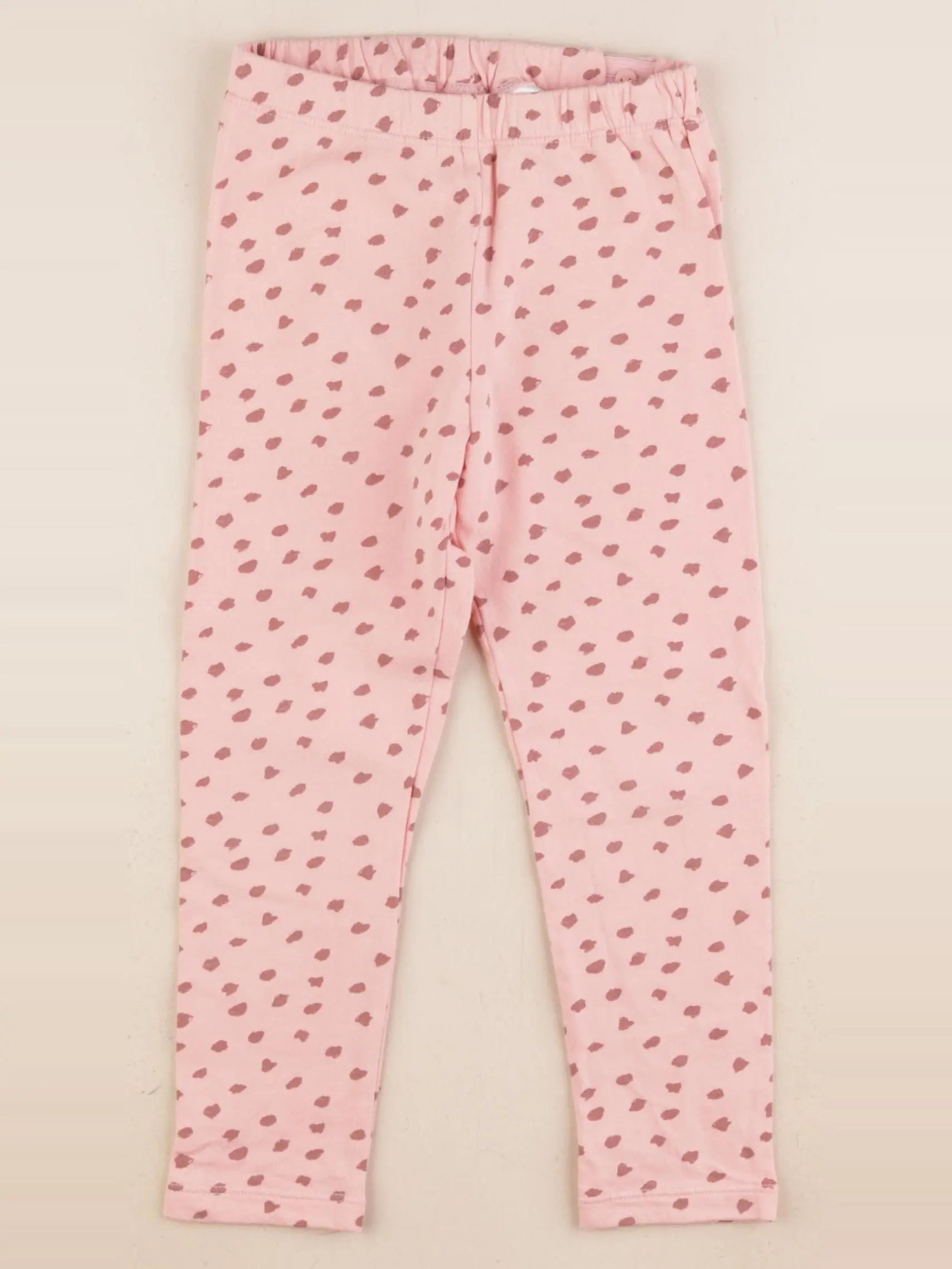 H&M - legging rose - 3/4 ans