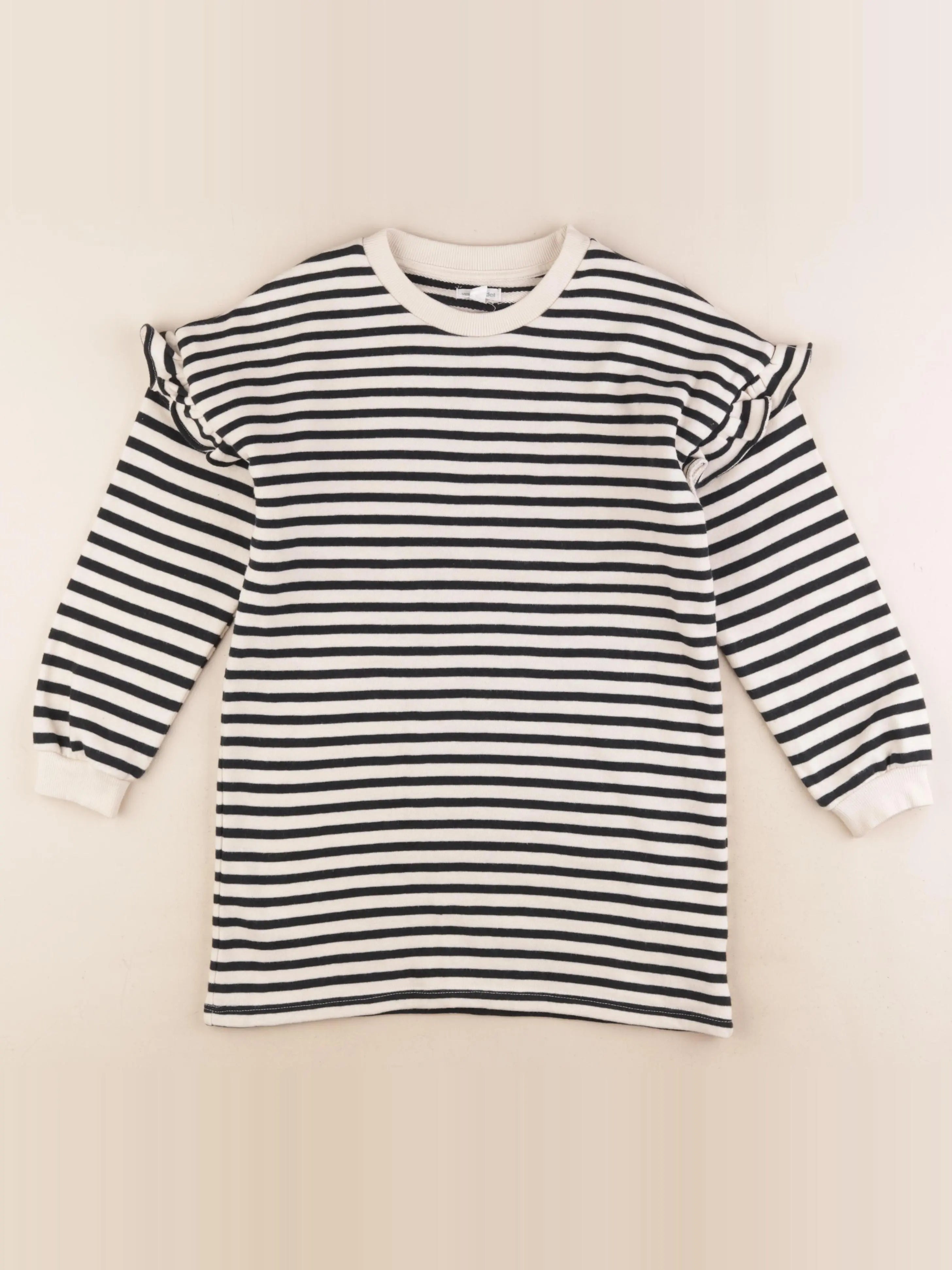 Vertbaudet - robe blanc, bleu - 8 ans