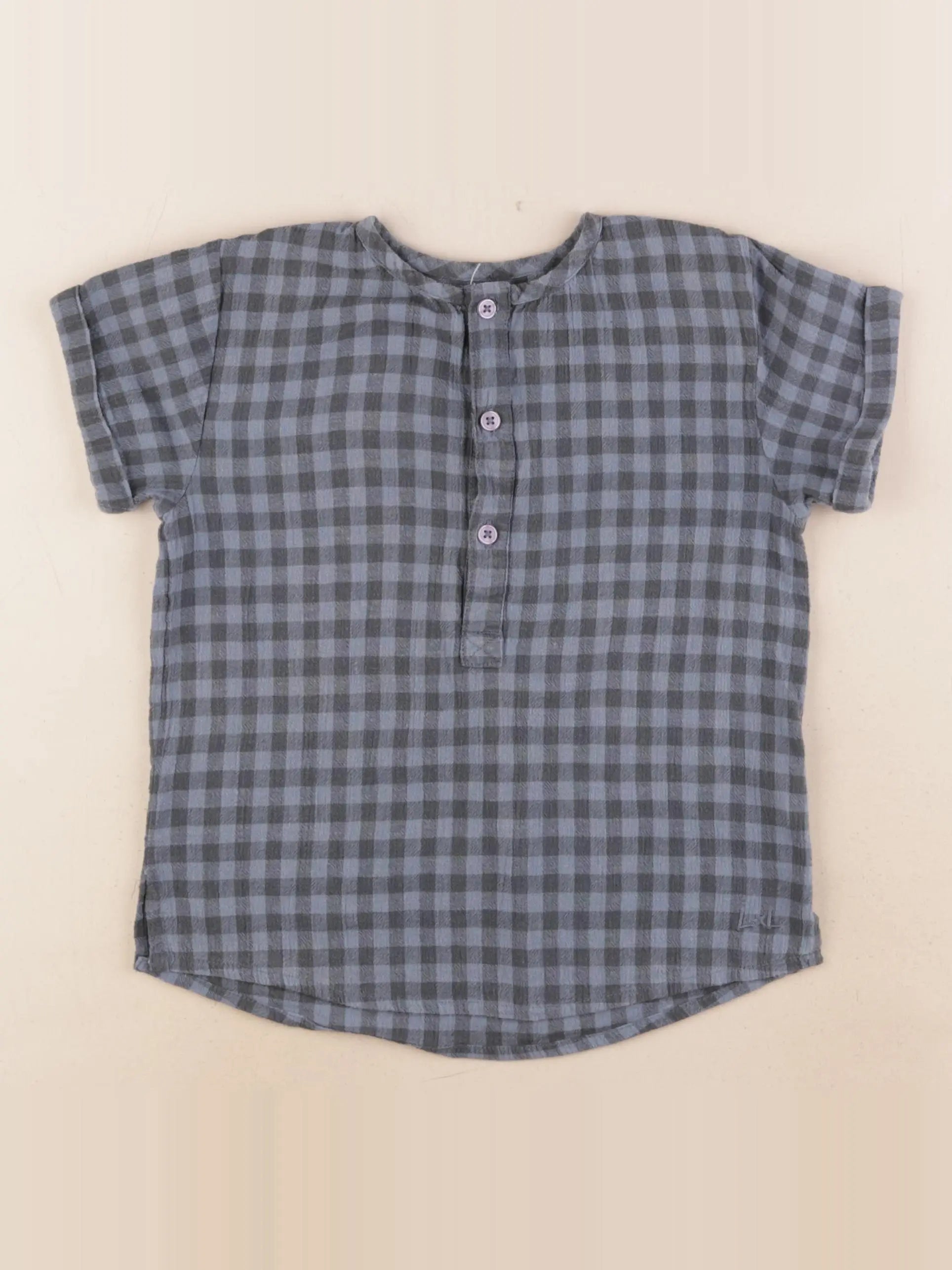 Louis Louise - chemise bleu - 6 ans