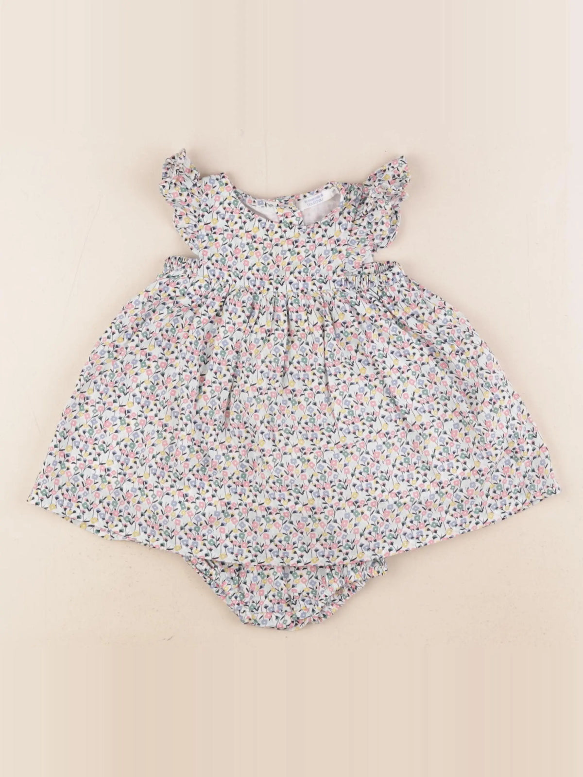 Boutchou - robe multicolore - 3 mois
