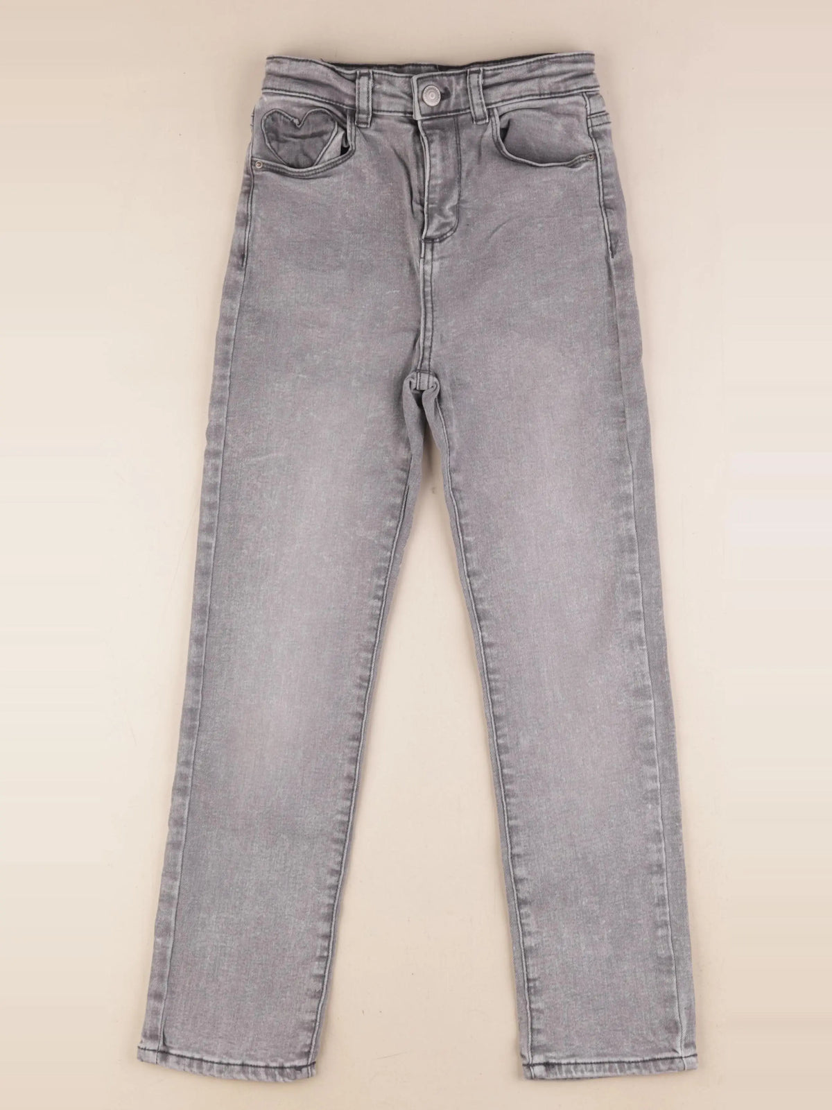 Vertbaudet - jean gris - 10 ans