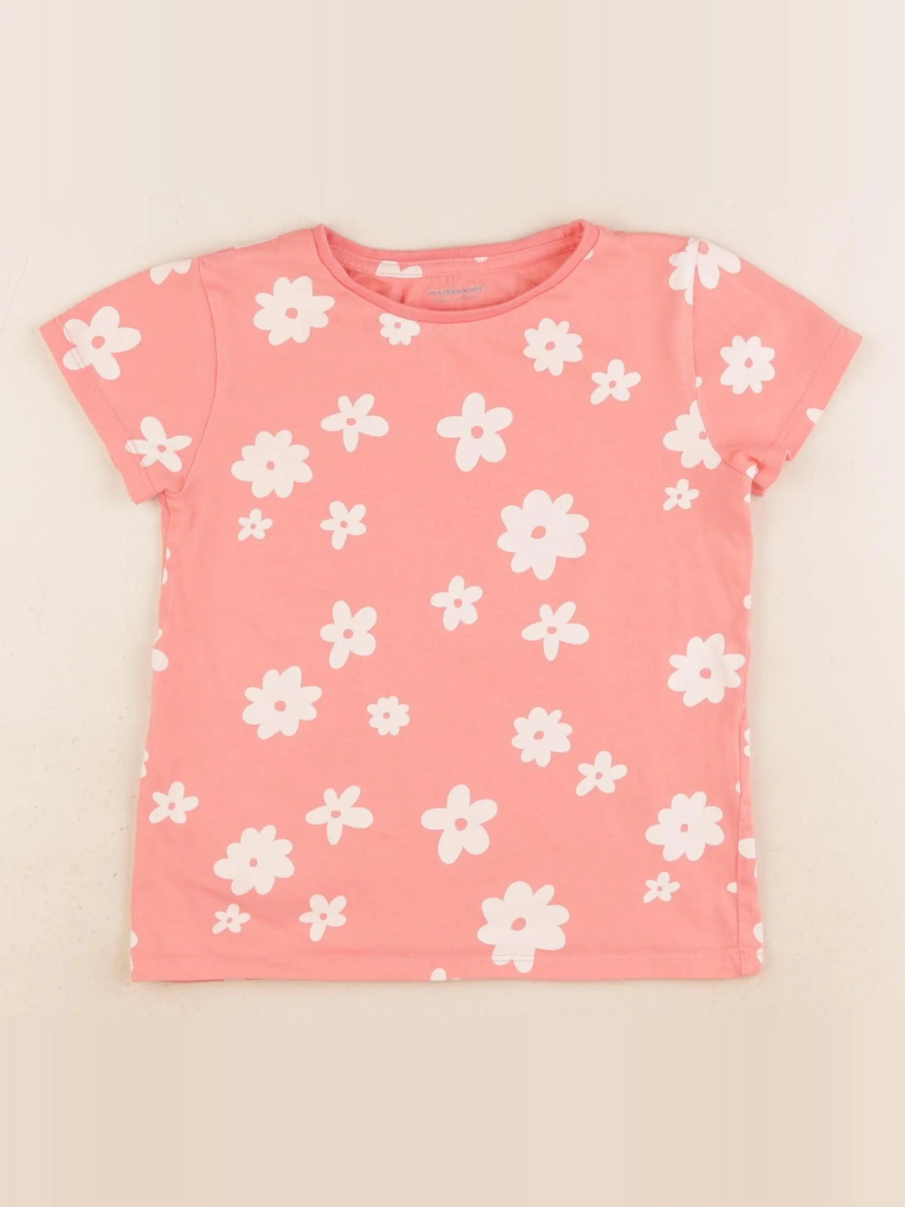 Vertbaudet - tee-shirt orange - 5 ans