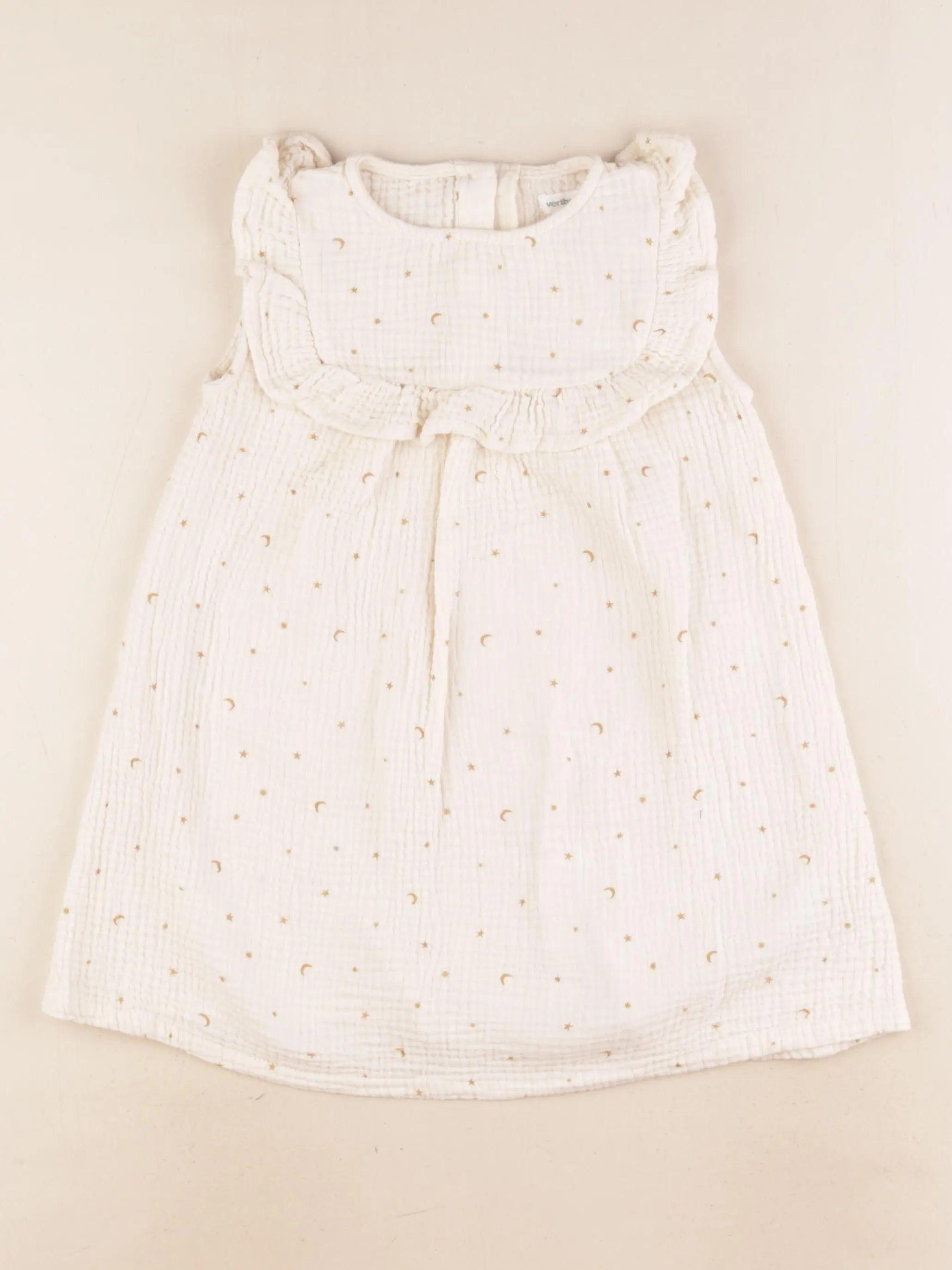 Vertbaudet - robe beige - 4 ans
