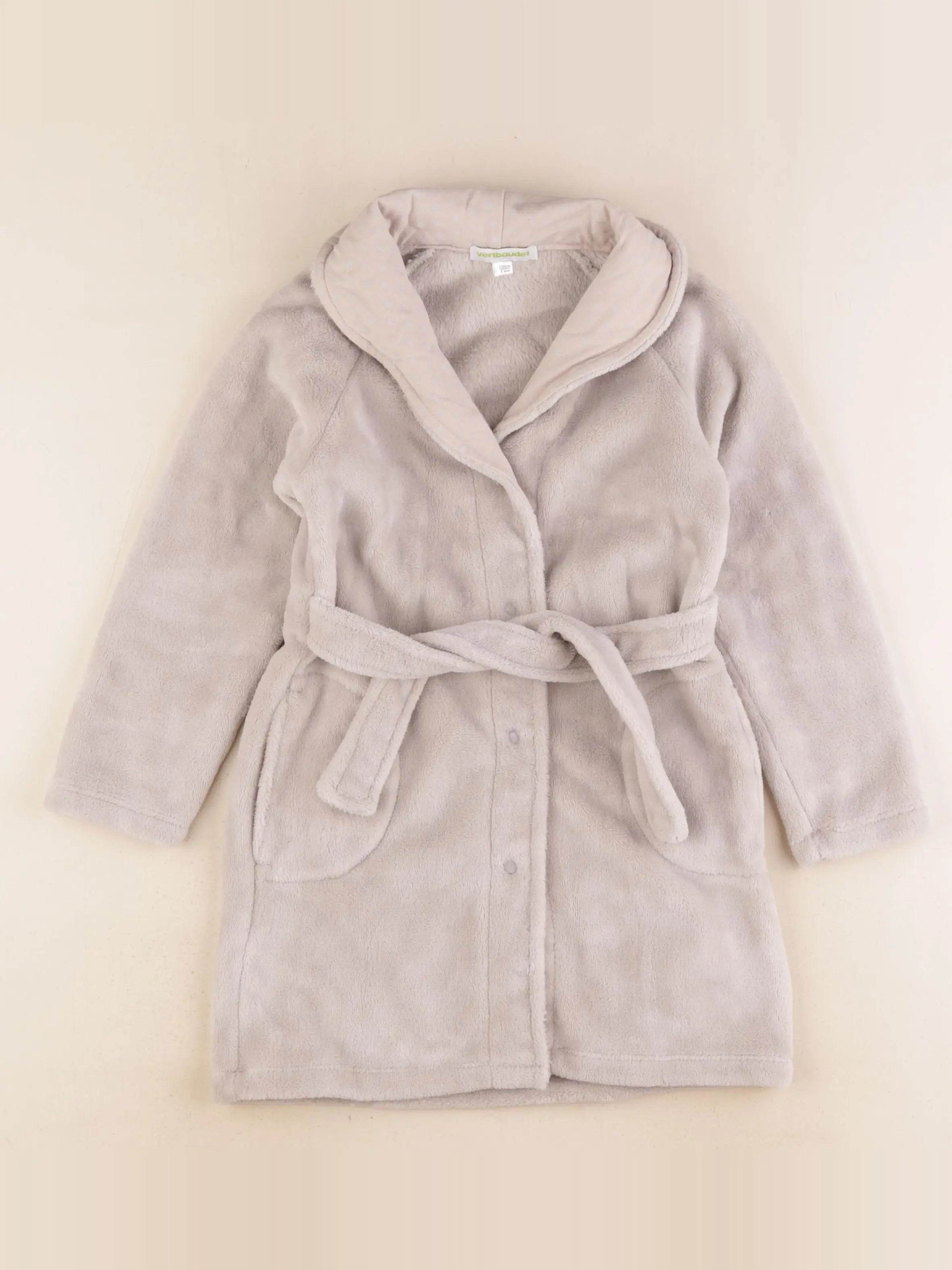 Vertbaudet - robe de chambre beige - 5 ans