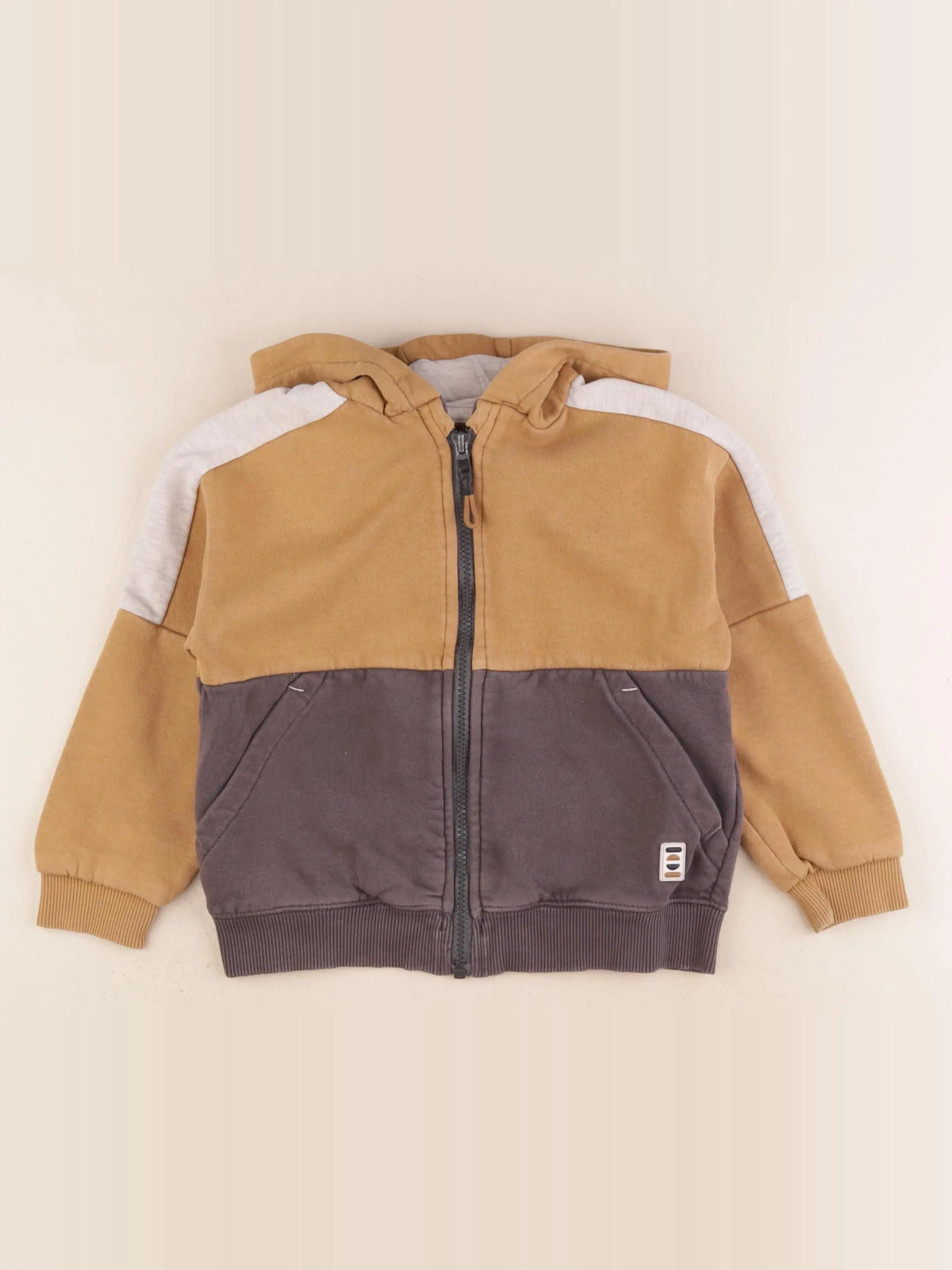 Vertbaudet - sweat multicolore - 6 ans