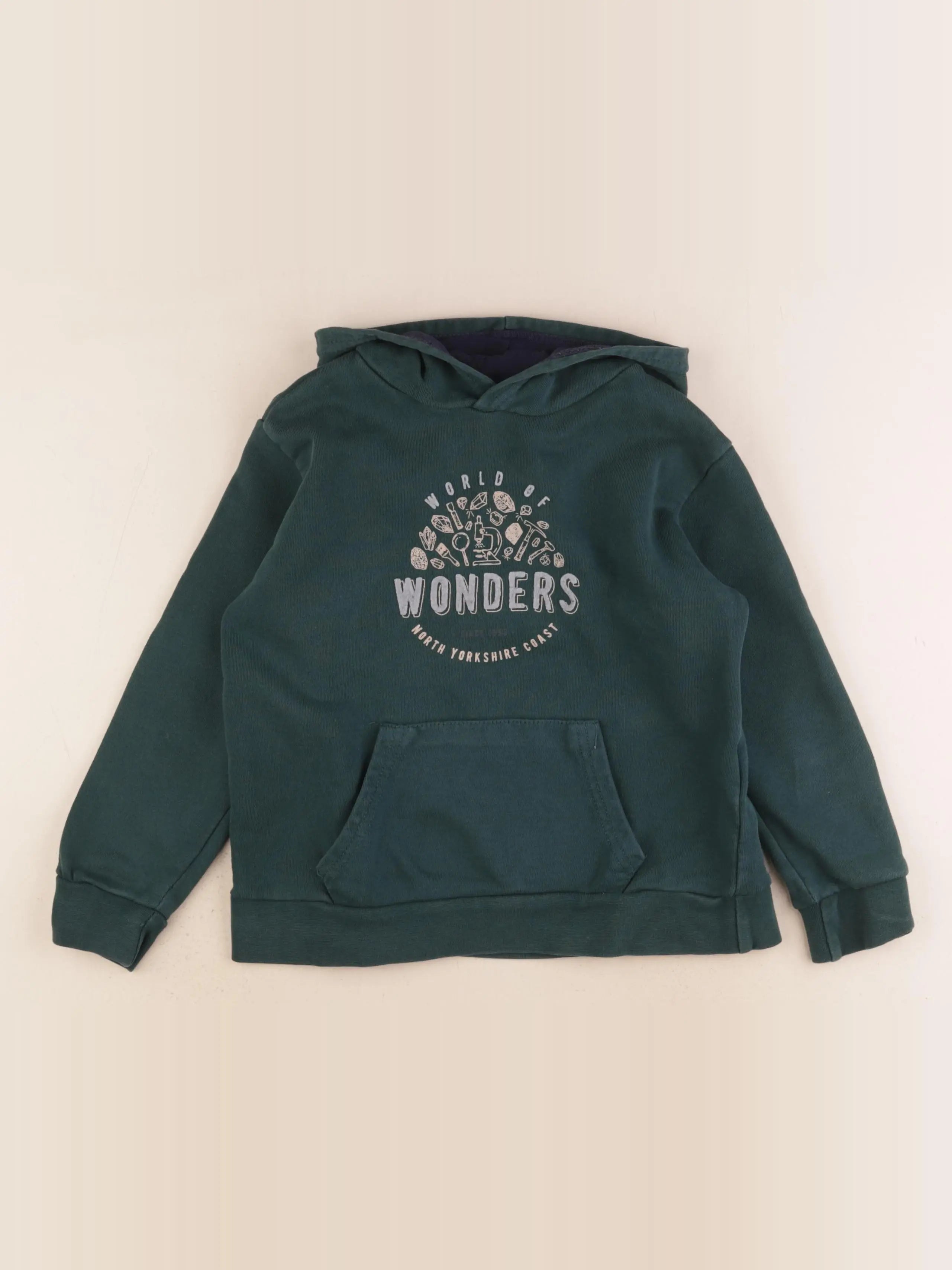 Monoprix - sweat vert - 6 ans