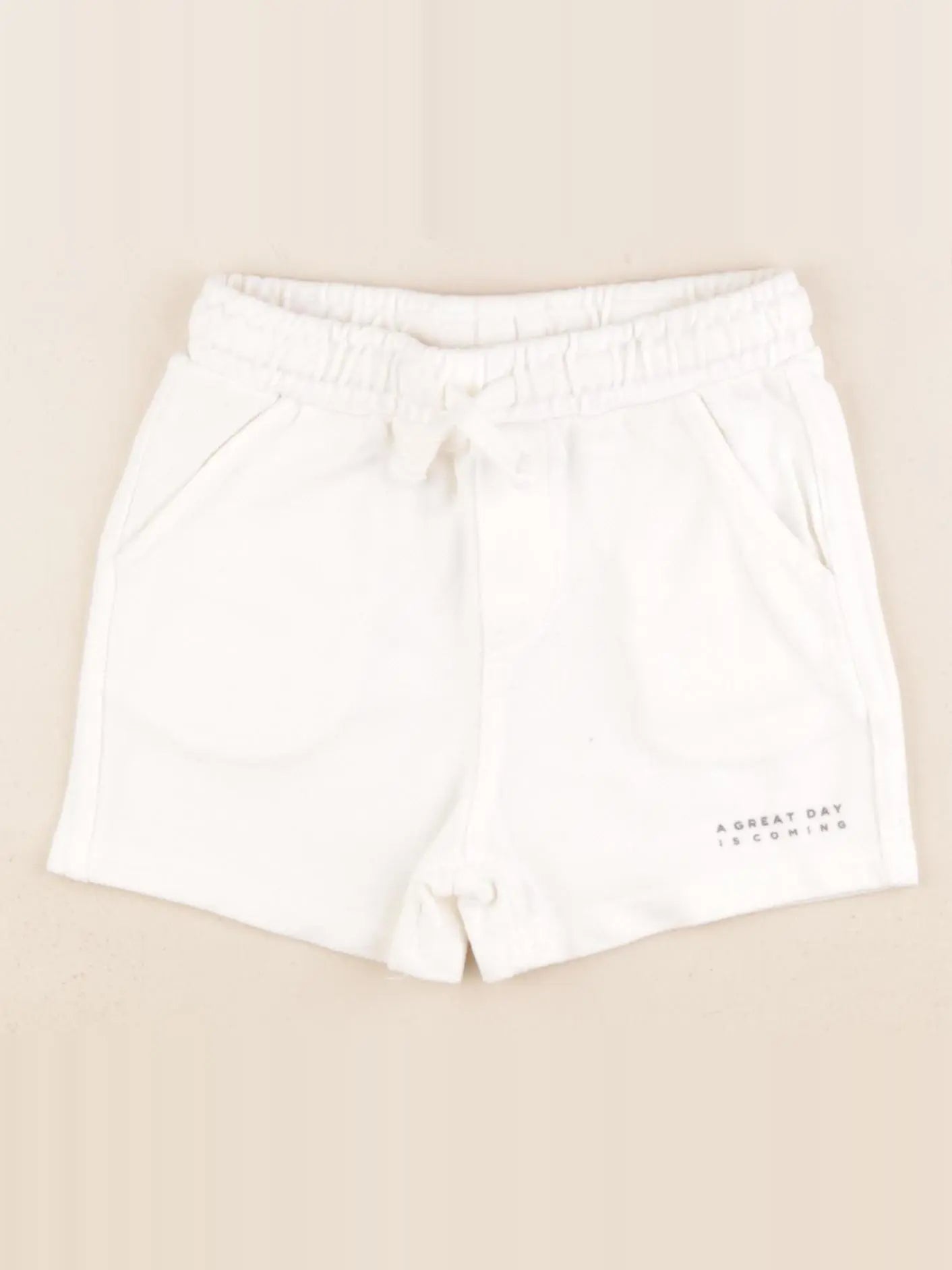 Zara - short blanc - 3/4 ans