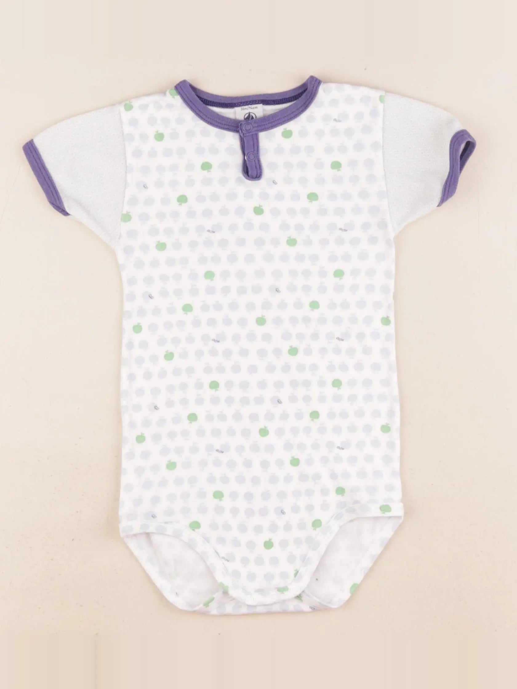 Petit Bateau - body blanc - 36 mois