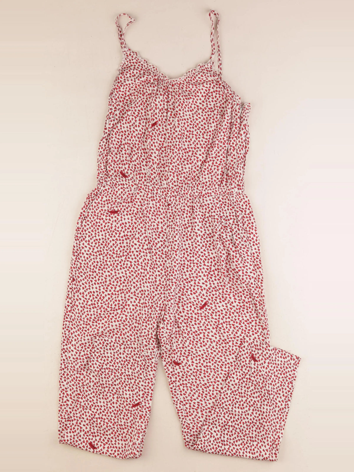 Zadig & Voltaire - salopette rouge - 12 ans
