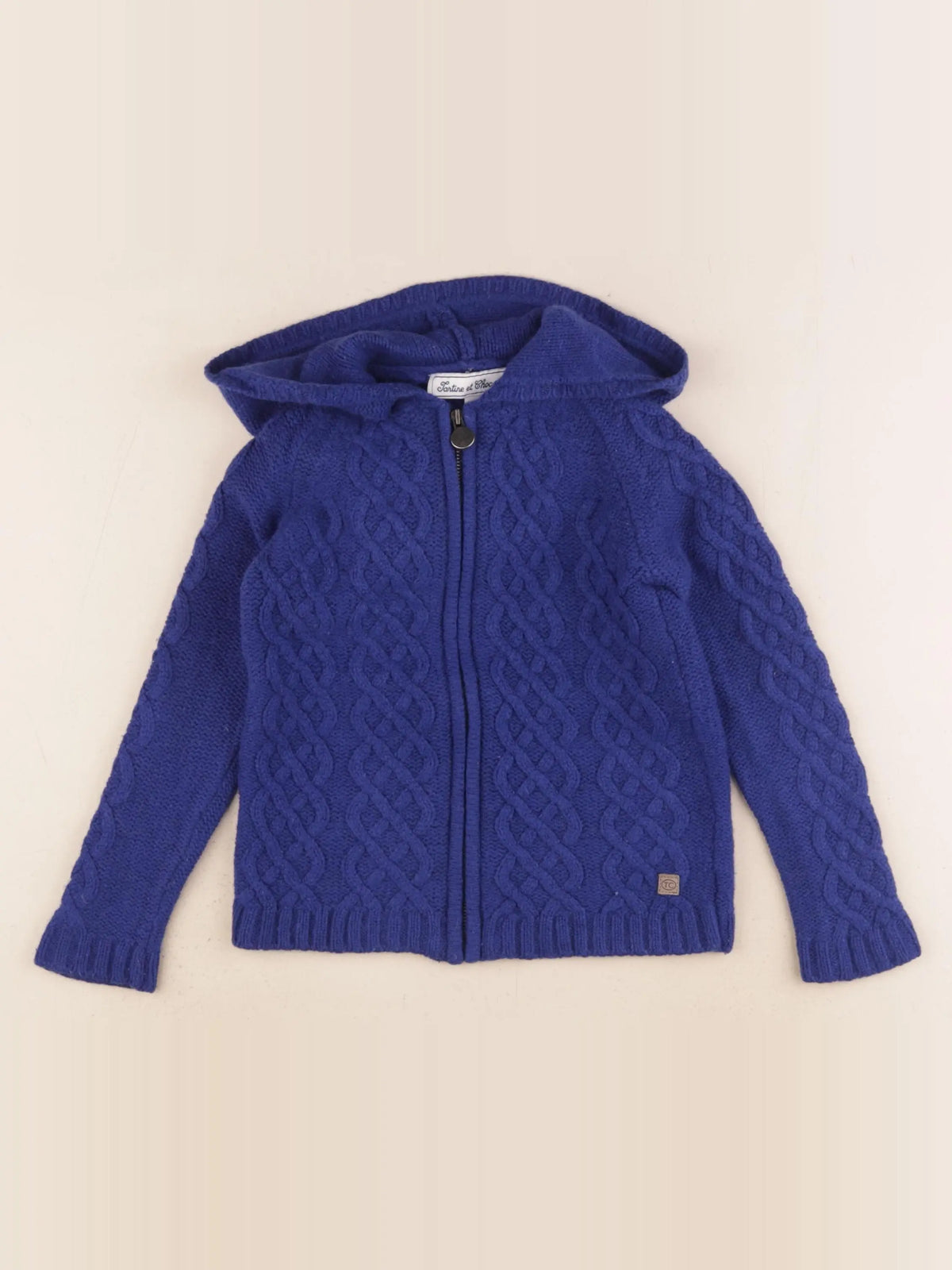Tartine & Chocolat - gilet bleu - 4 ans