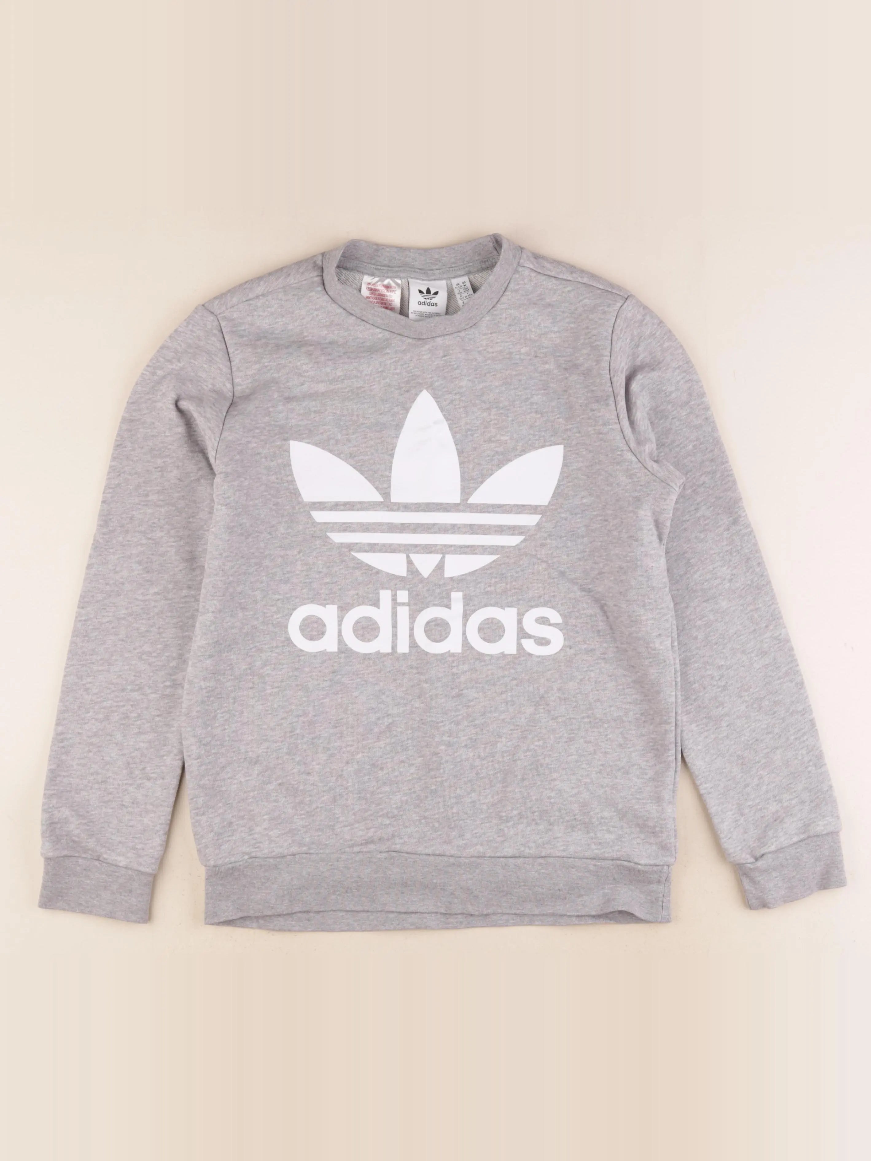 Adidas - sweat gris - 11/12 ans