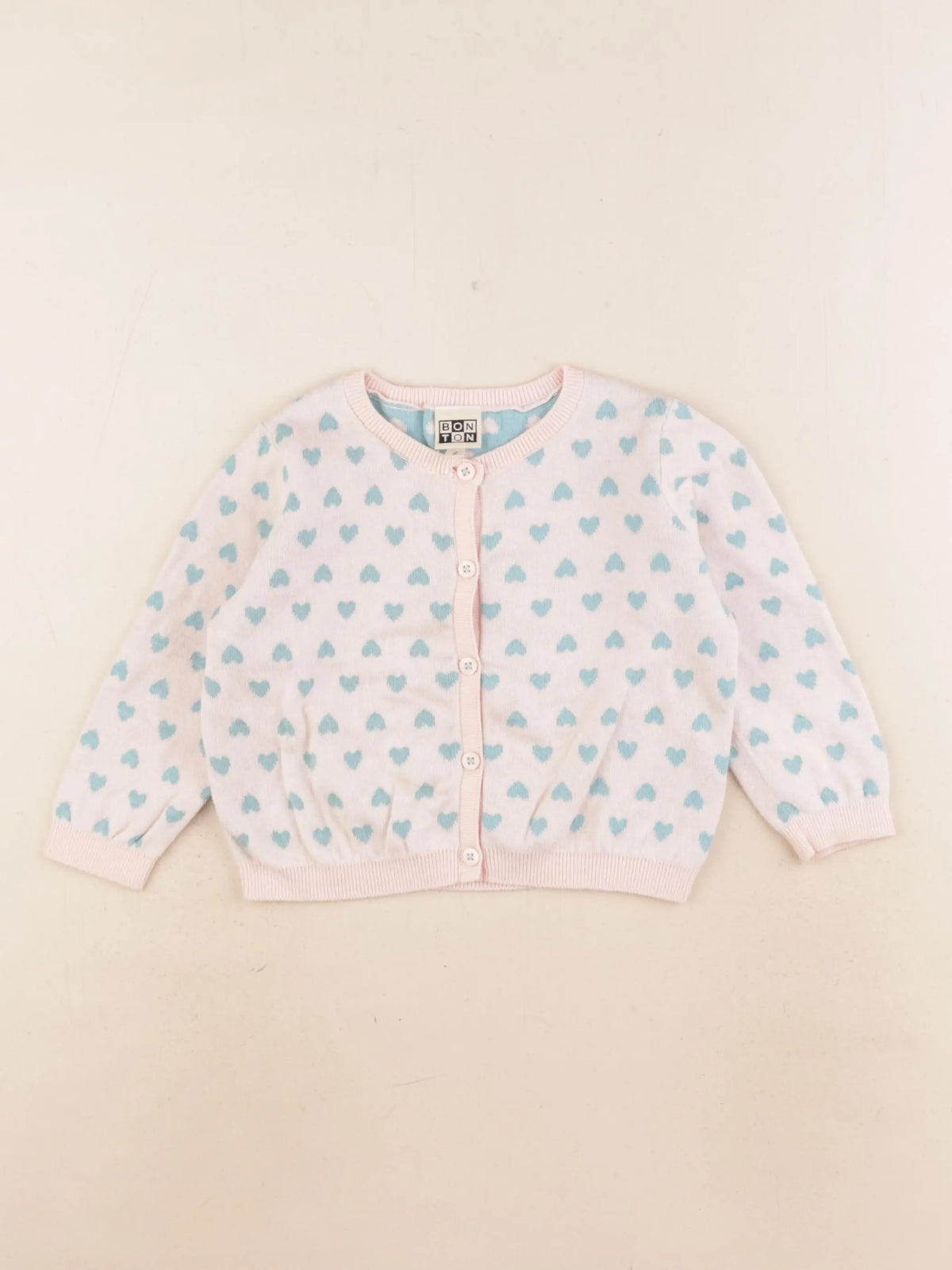 Bonton - gilet multicolore - 2 ans