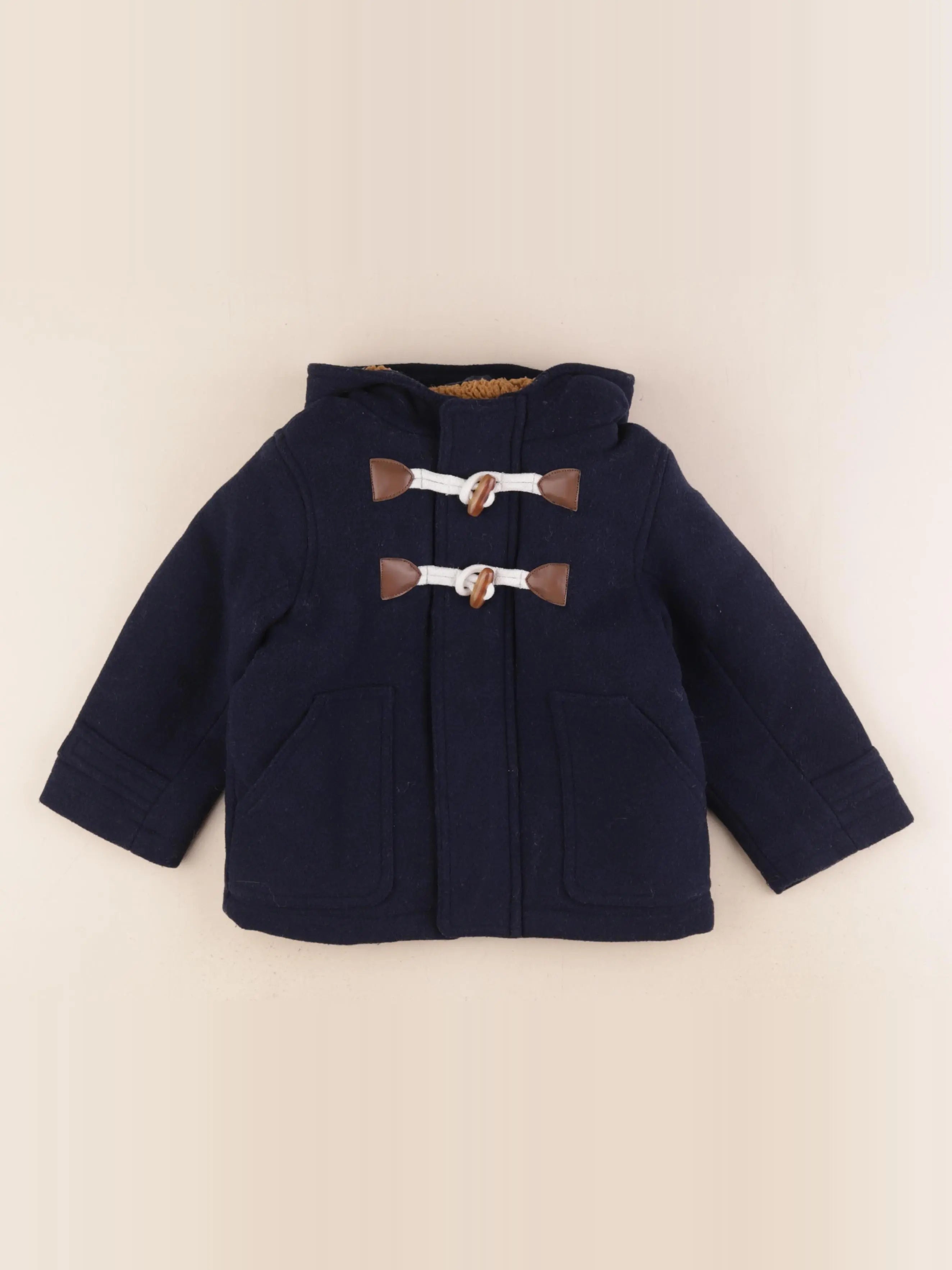 Vertbaudet - manteau bleu - 36 mois
