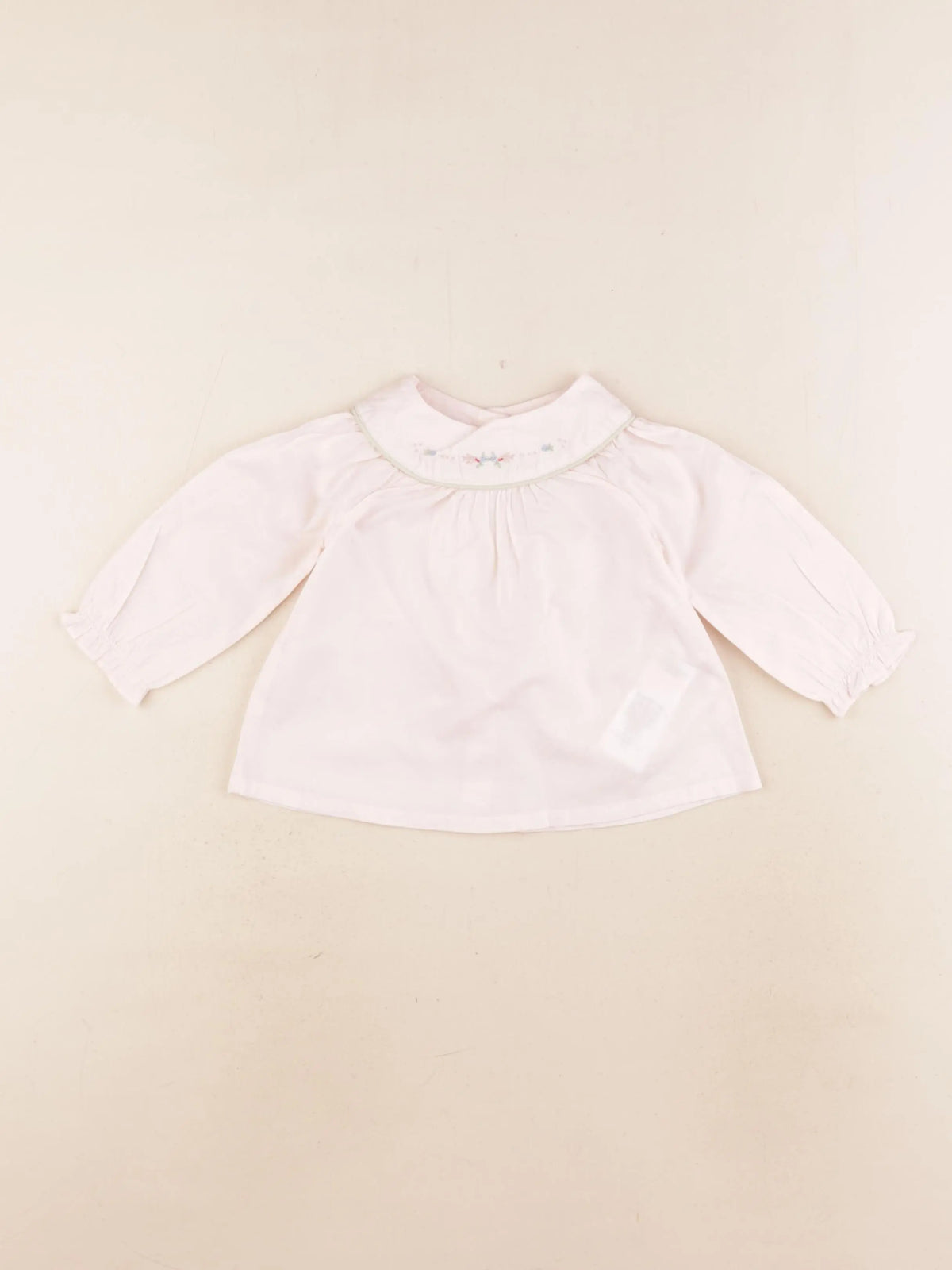 Cyrillus - blouse rose - 9 mois