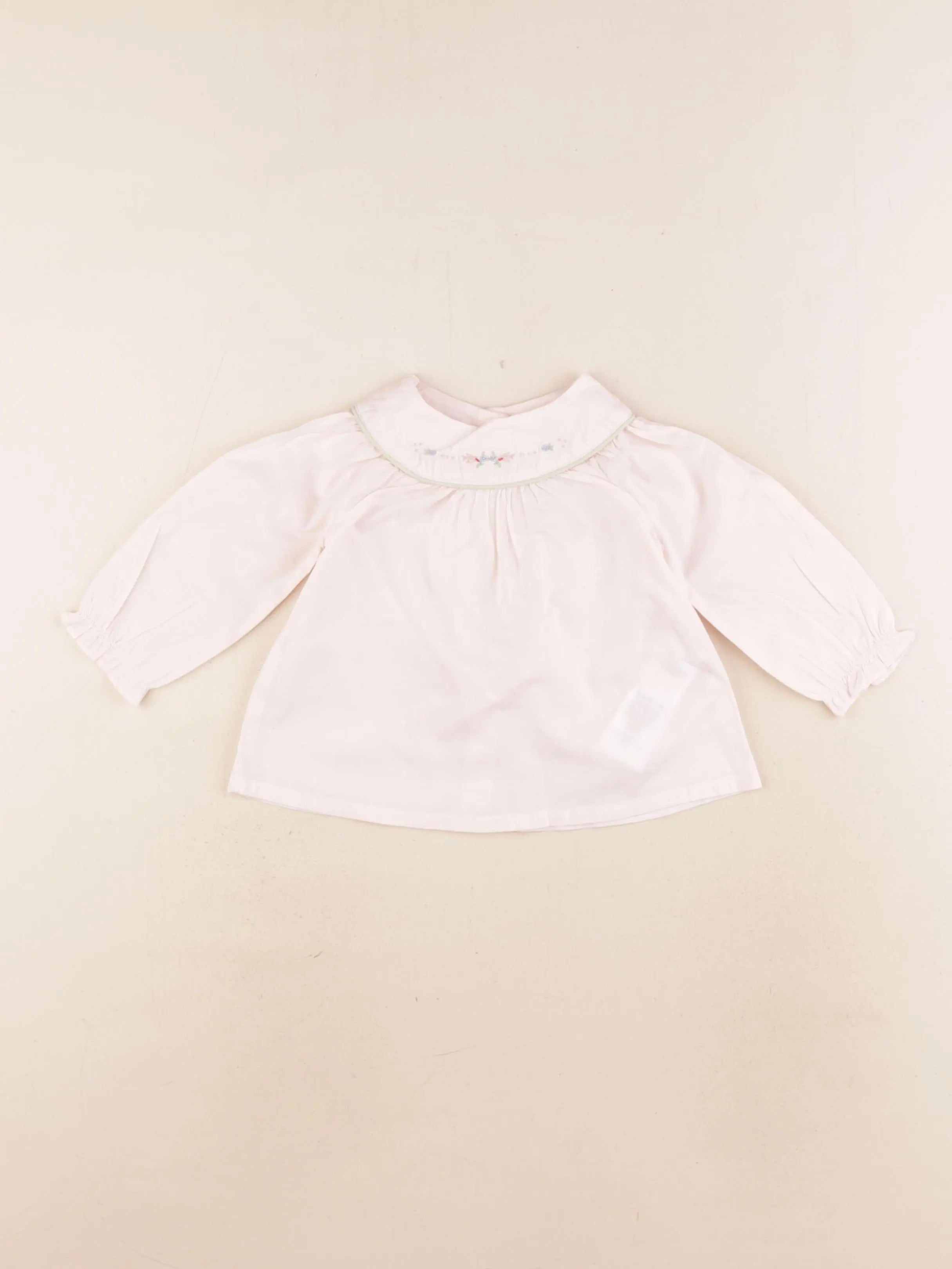 Cyrillus - blouse rose - 9 mois