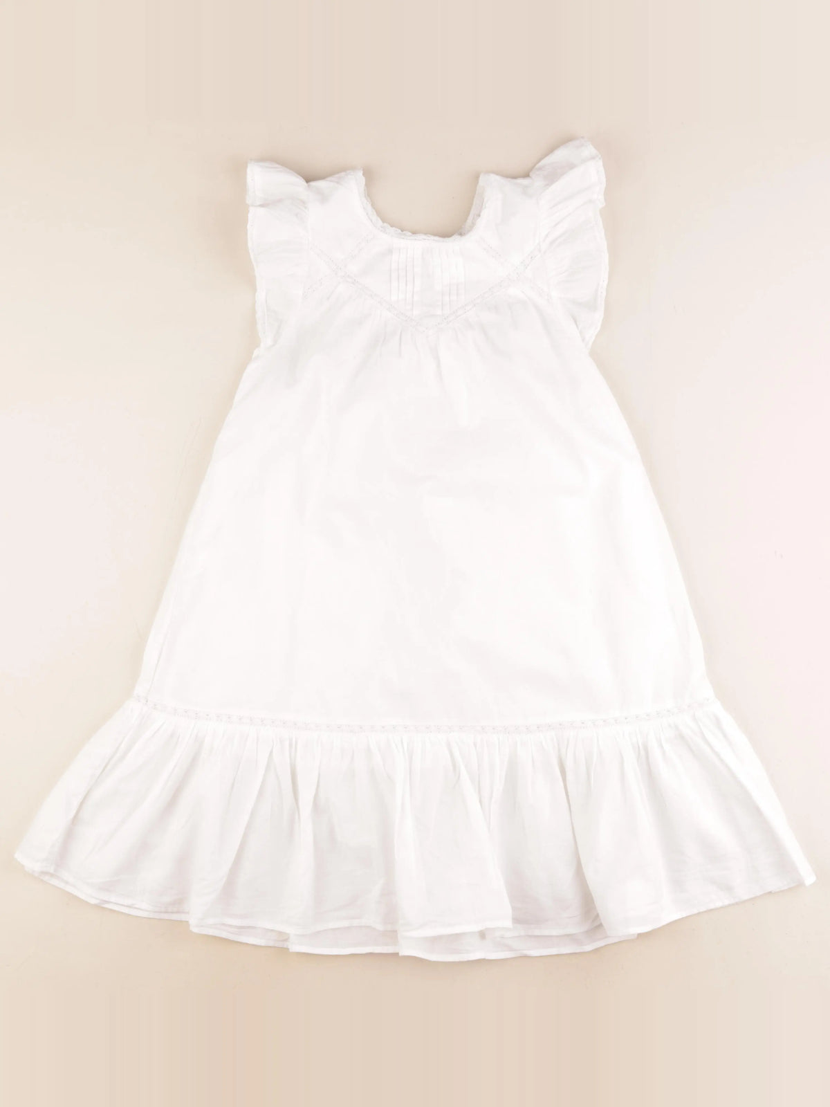 Monoprix - robe blanc - 6 ans