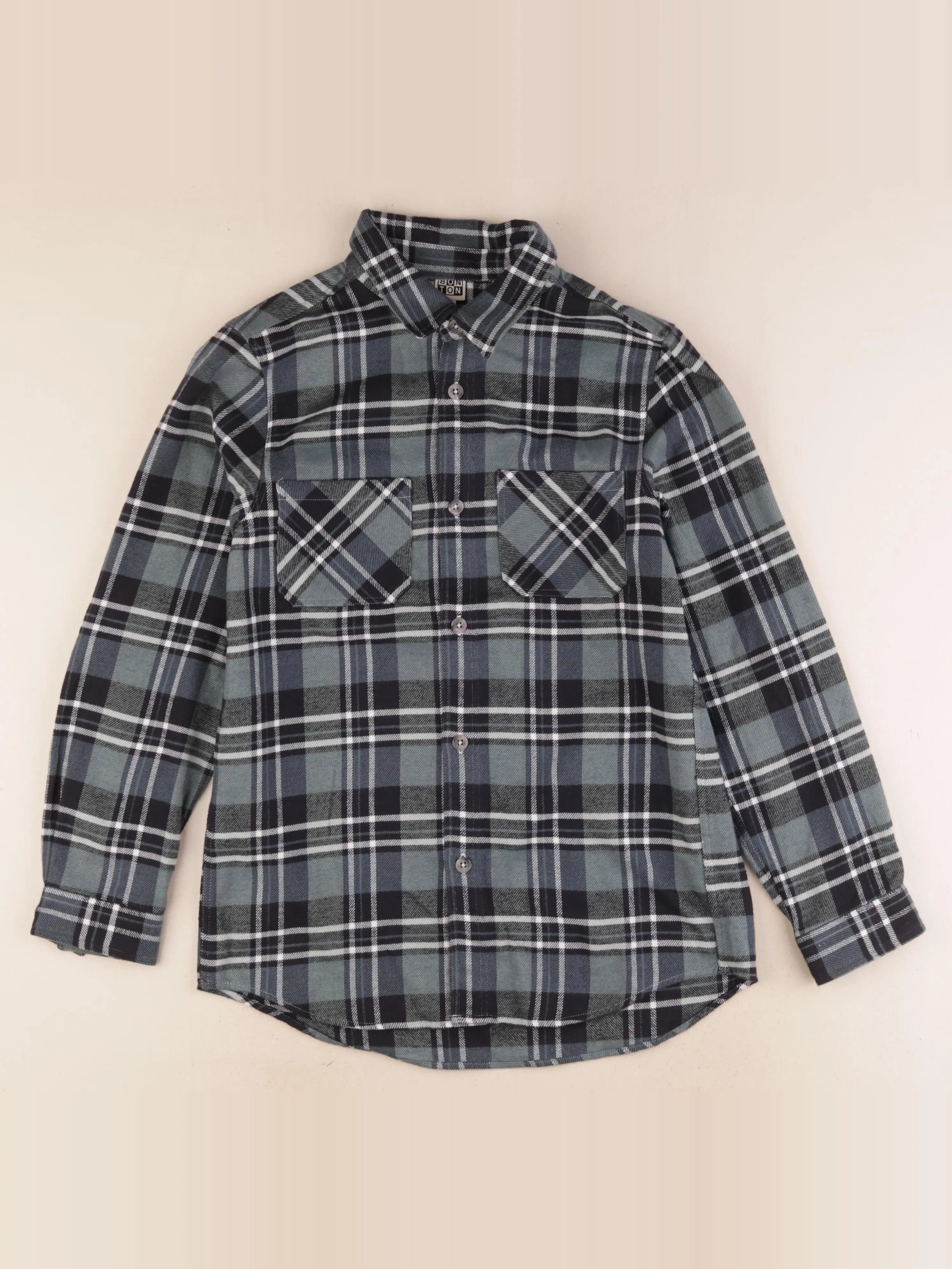 Bonton - chemise vert - 12 ans