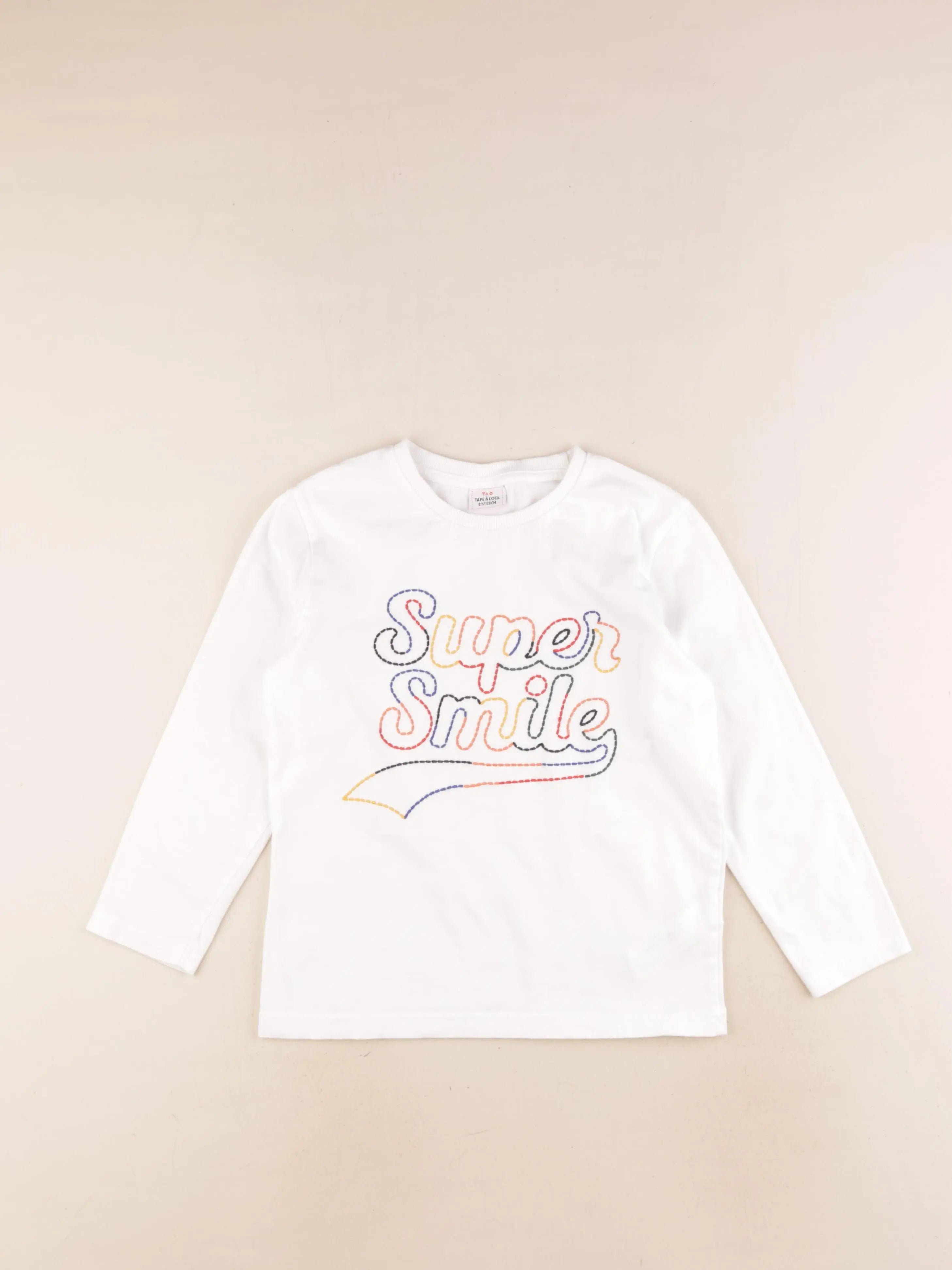 Tape à l'oeil - tee-shirt blanc - 8 ans