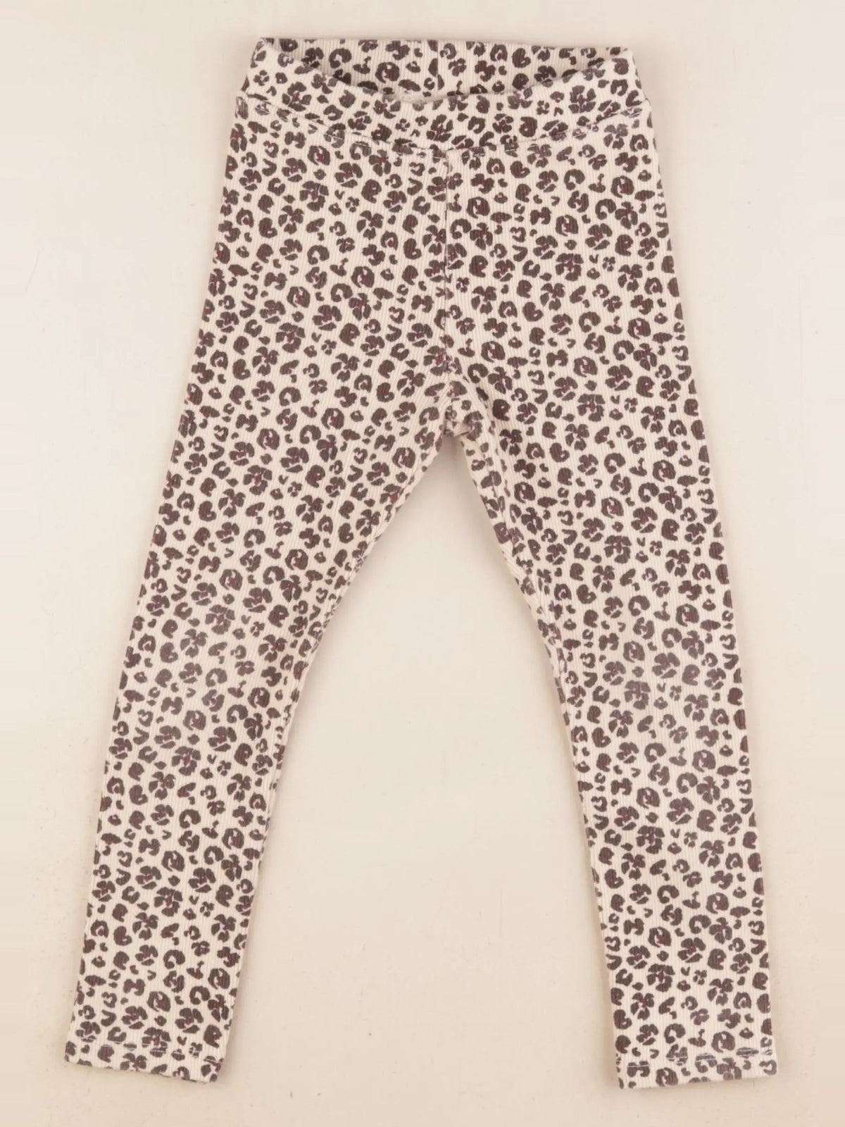 Zara - legging marron, beige - 4 ans