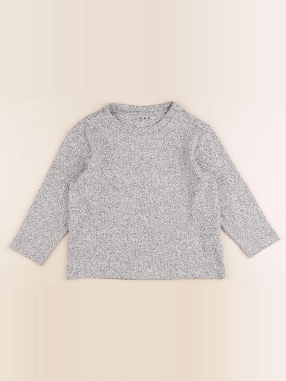 Uniqlo - tee-shirt gris - 3/4 ans