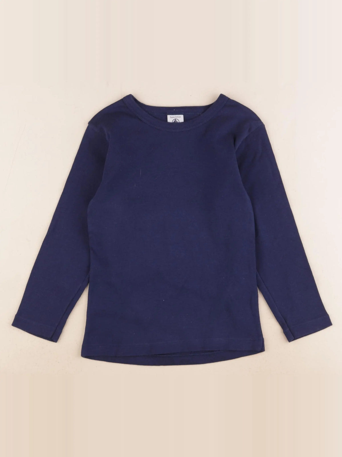 Petit Bateau - maillot de corps bleu - 5 ans