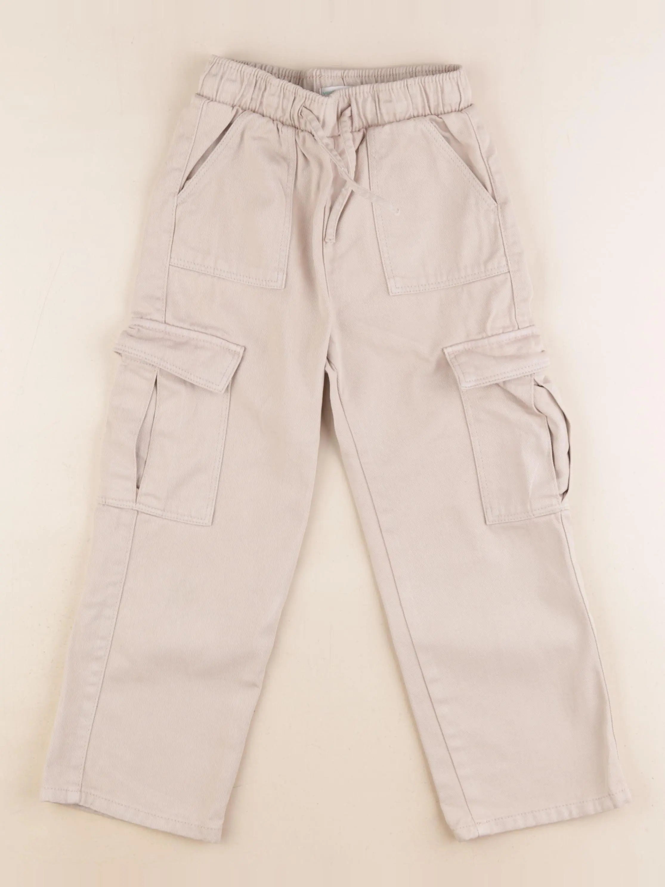 Vertbaudet - pantalon beige - 6 ans