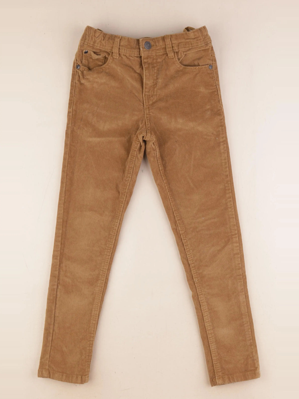Vertbaudet - pantalon marron - 7 ans