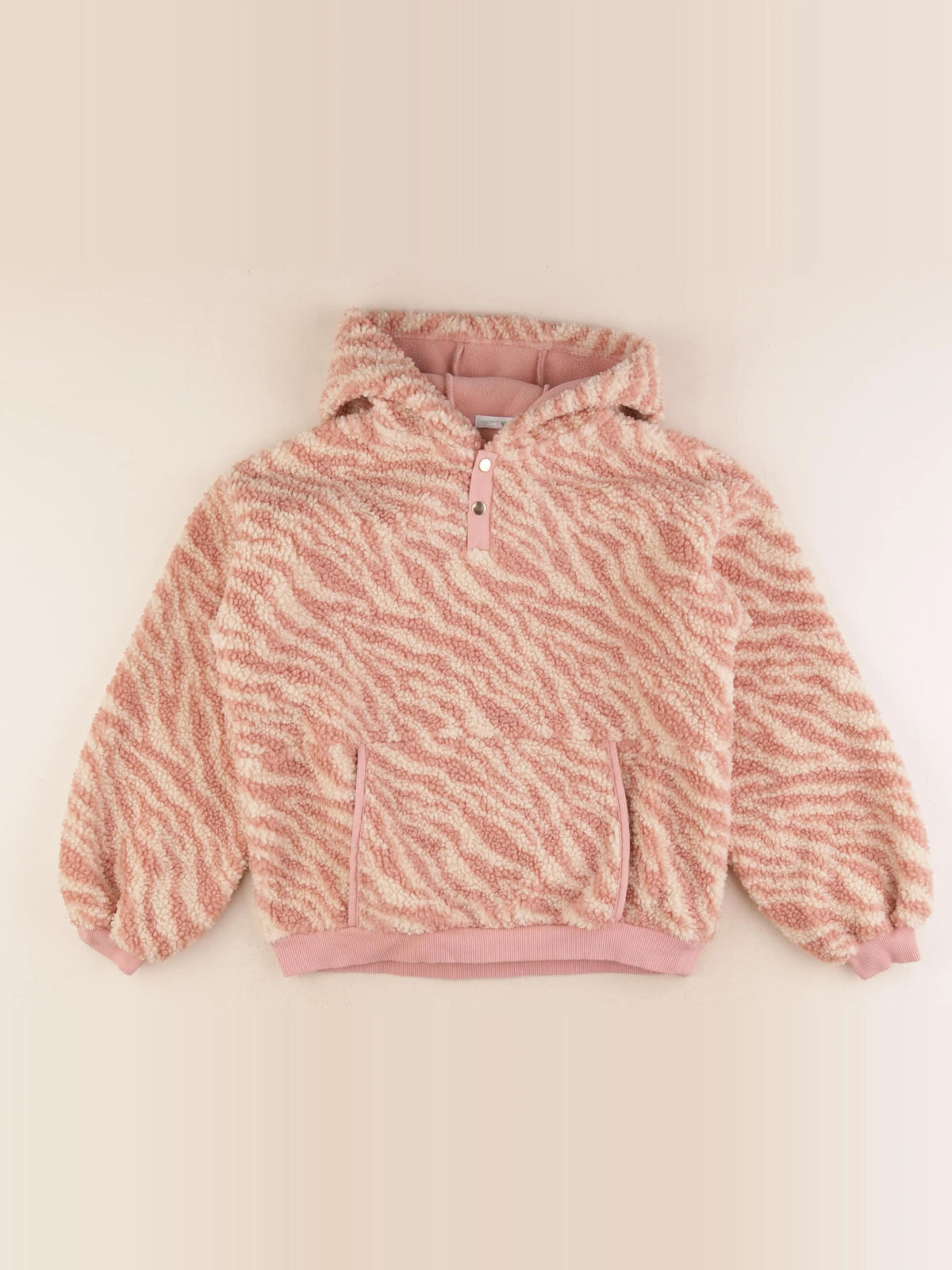 Vertbaudet - sweat rose - 12 ans