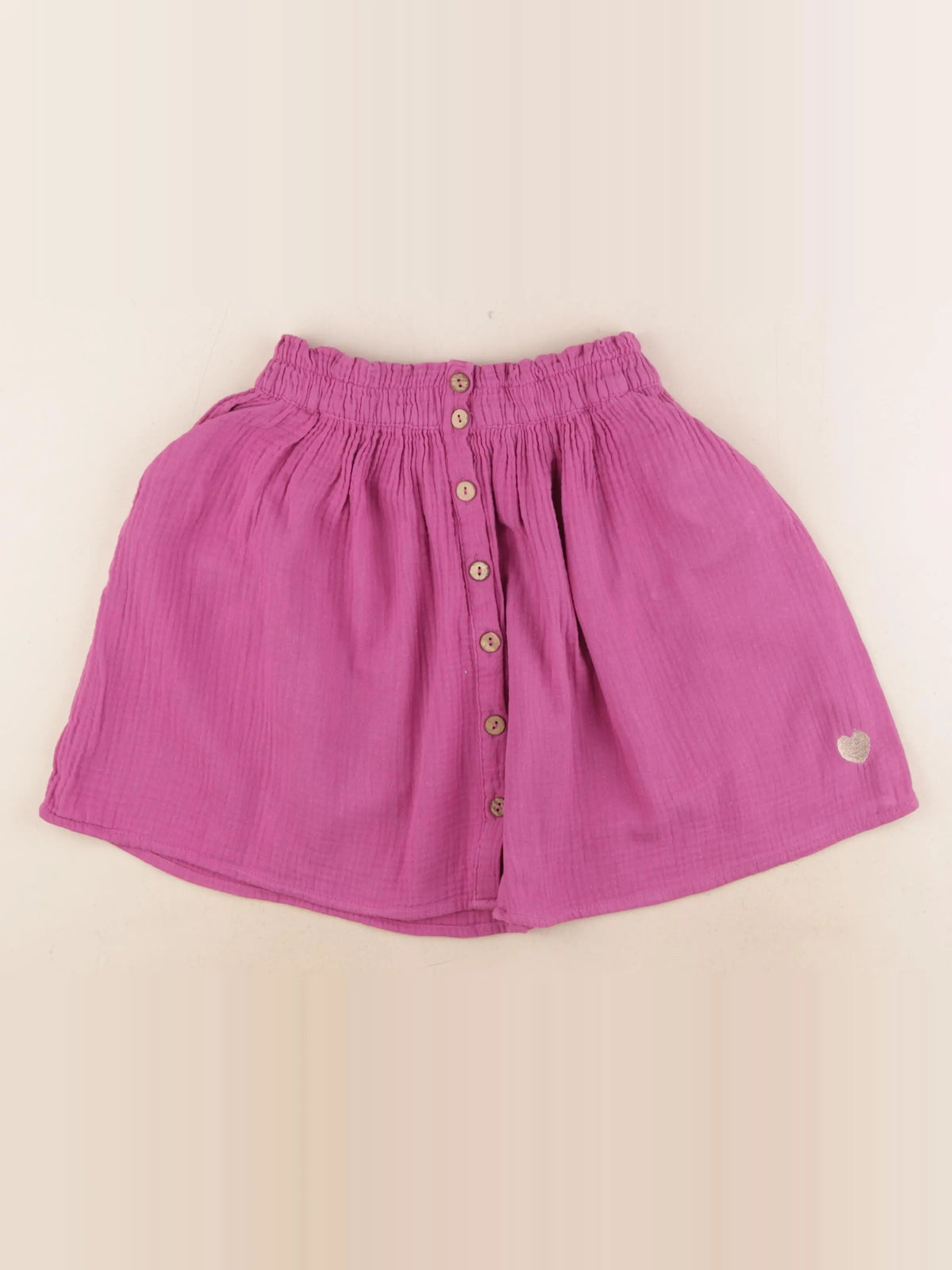 Vertbaudet - jupe violet, rose - 10 ans