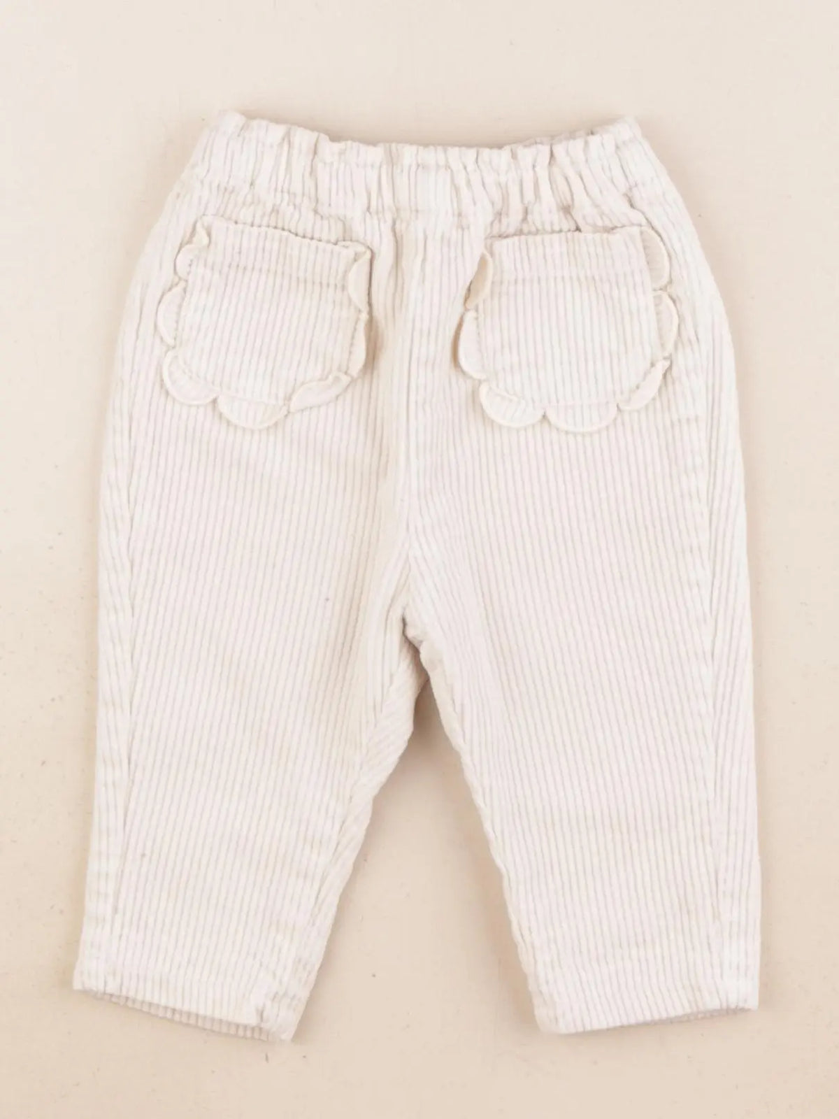 Vertbaudet - pantalon beige - 1 mois