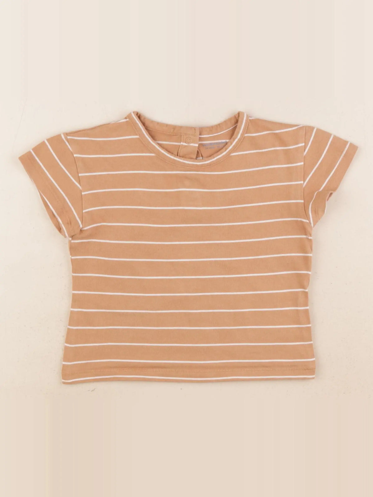 Vertbaudet - tee-shirt marron - 24 mois
