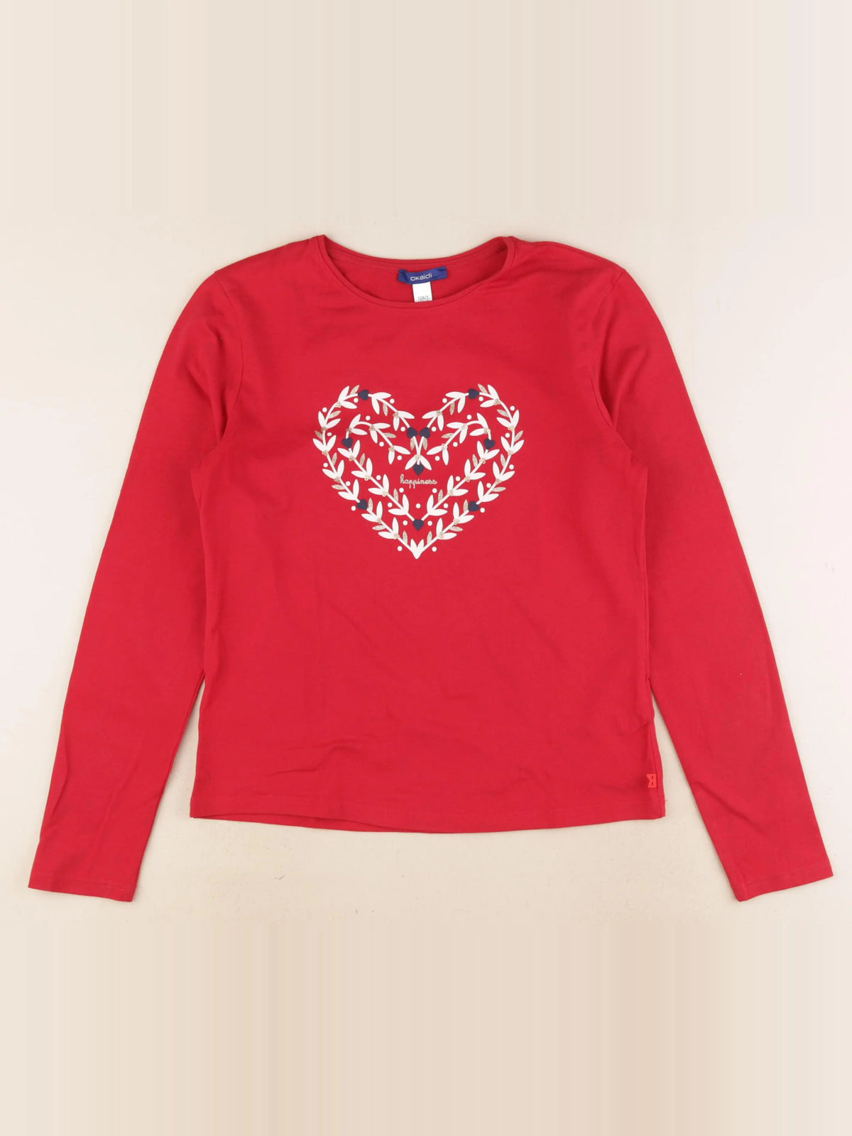 Okaidi - tee-shirt rouge - 12 ans