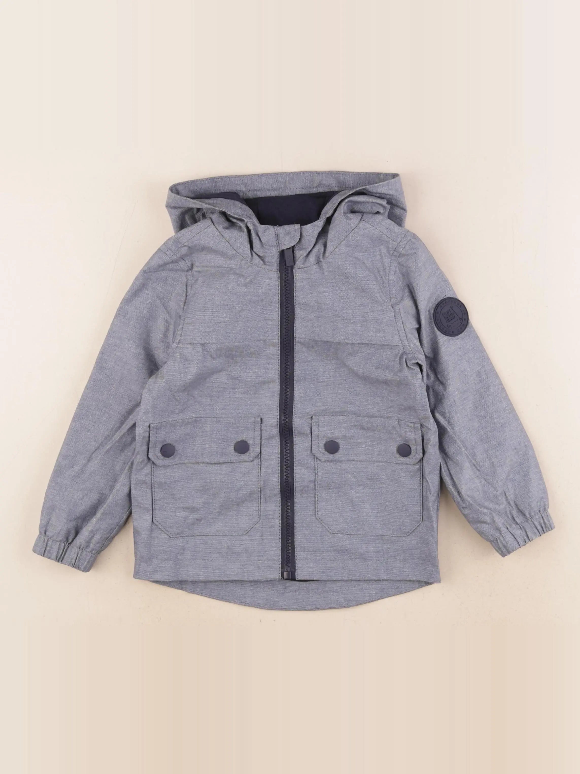 Vertbaudet - coupe-vent bleu - 2 ans