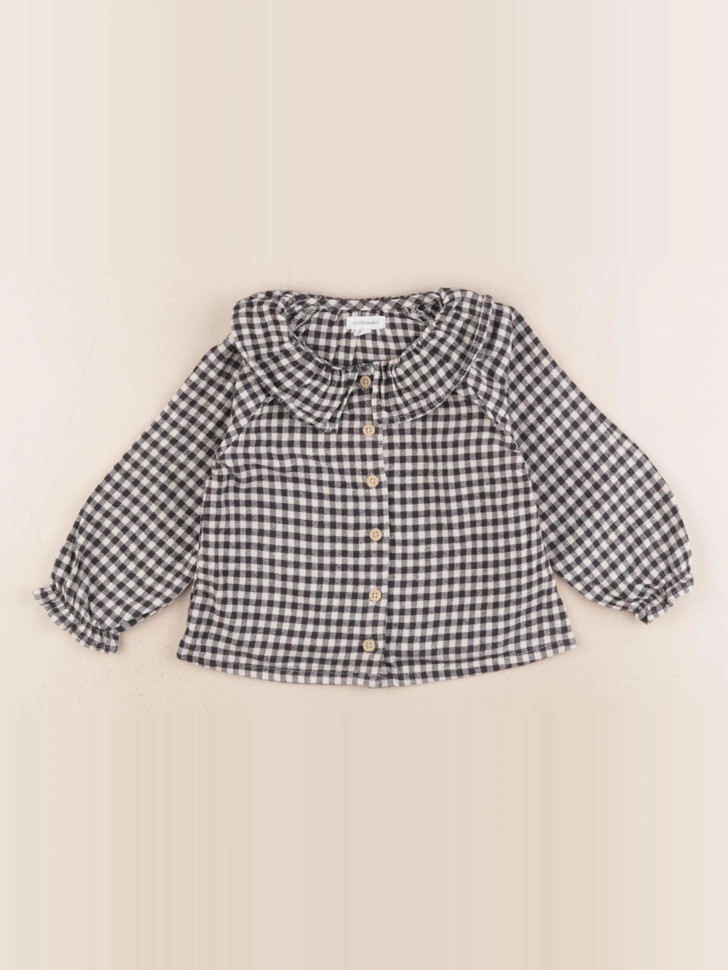 Vertbaudet - blouse noir - 18 mois