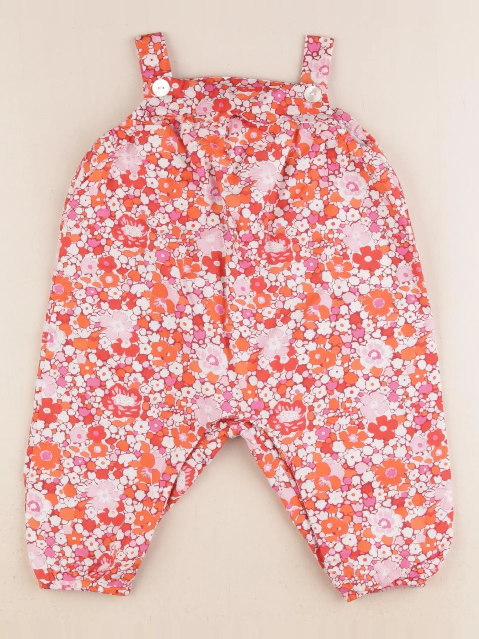 Jacadi - combinaison liberty multicolore - 6 mois