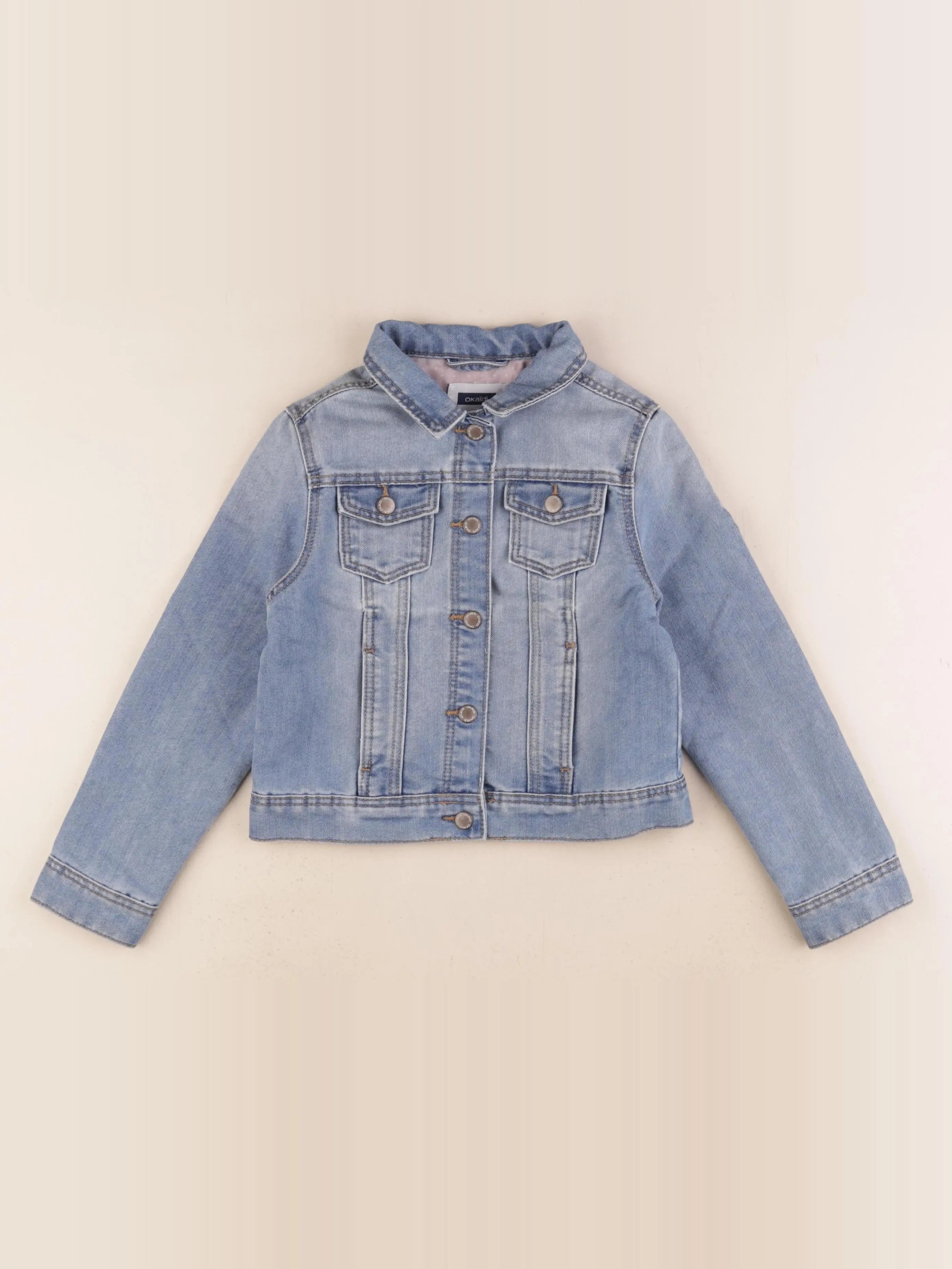 Okaidi - veste bleu - 6 ans