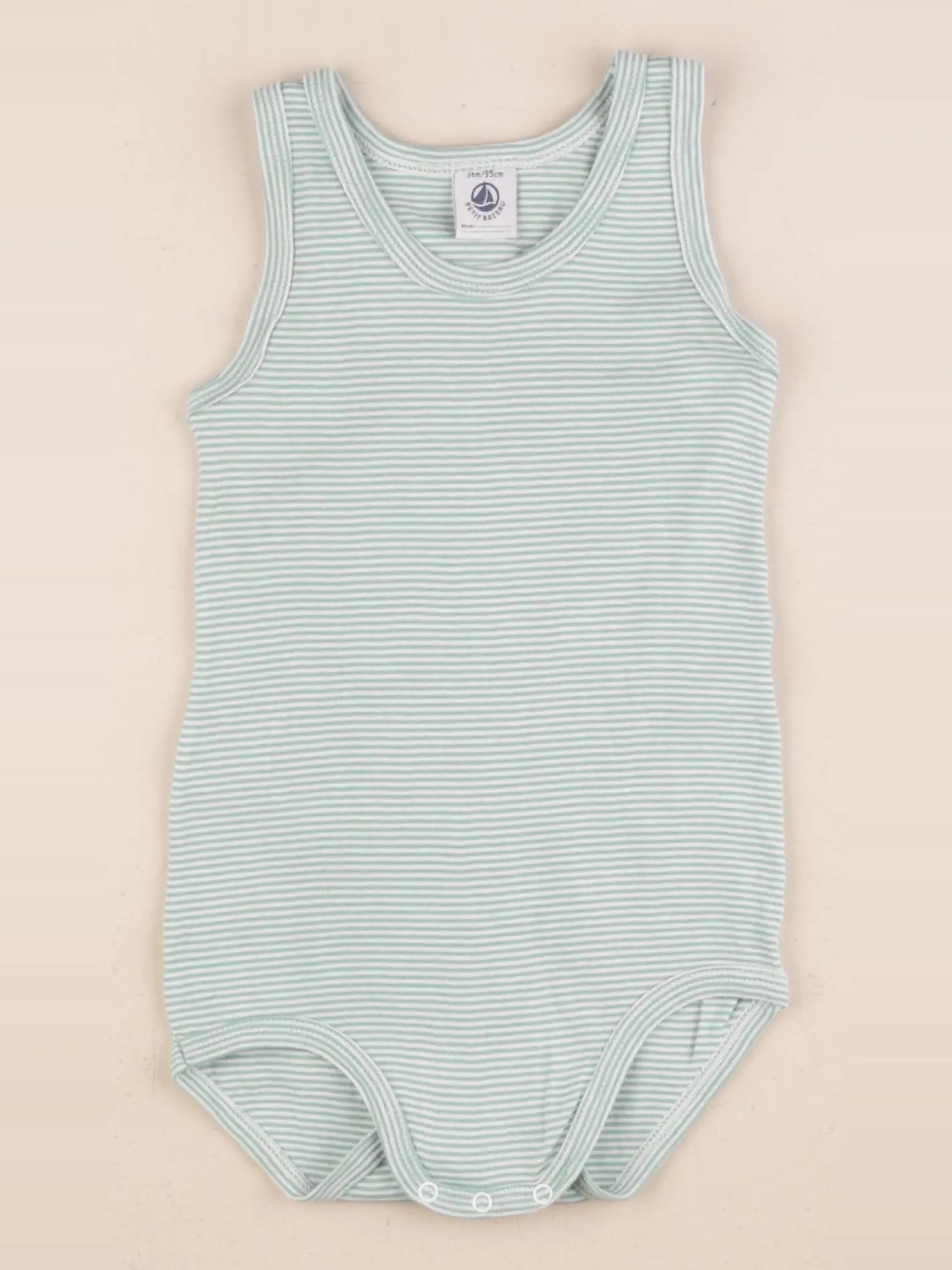 Petit Bateau - body vert - 36 mois