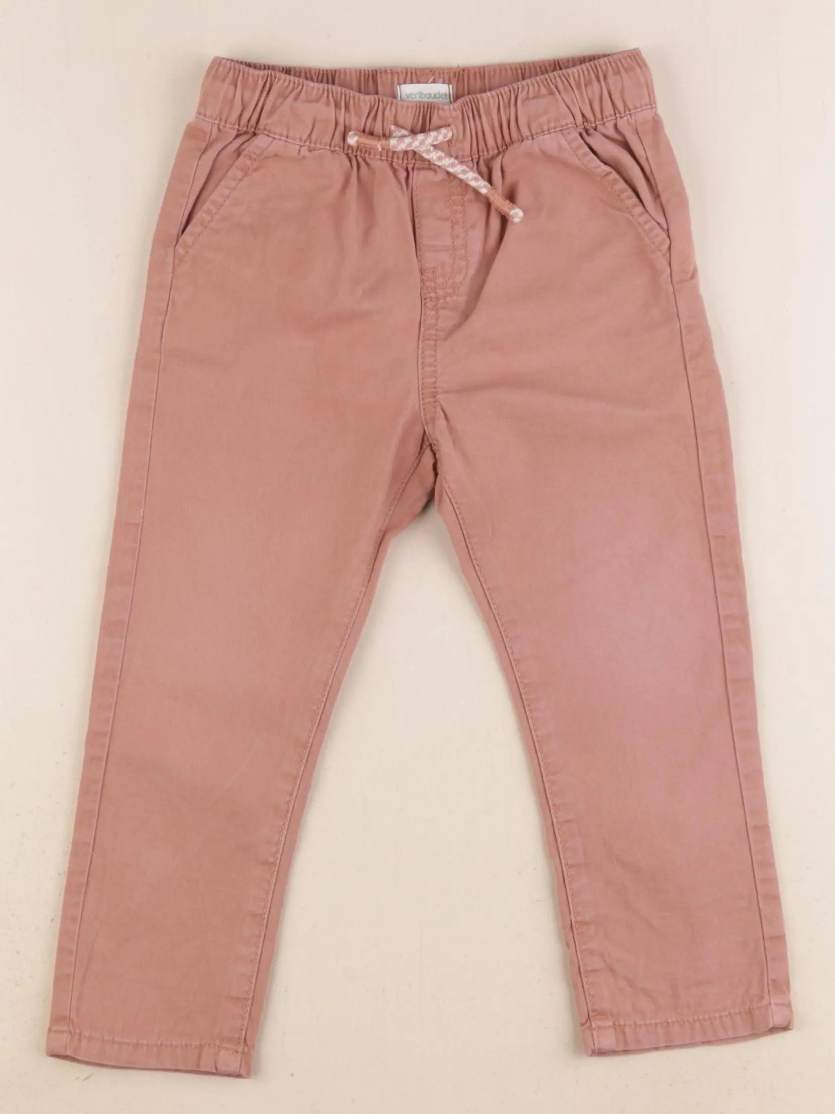 Vertbaudet - pantalon marron - 24 mois