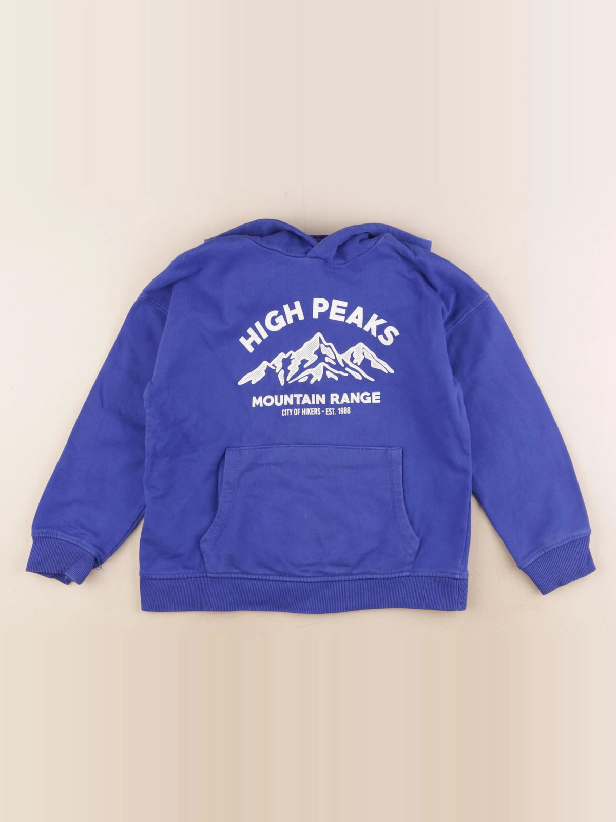 Mango - sweat bleu - 7/8 ans