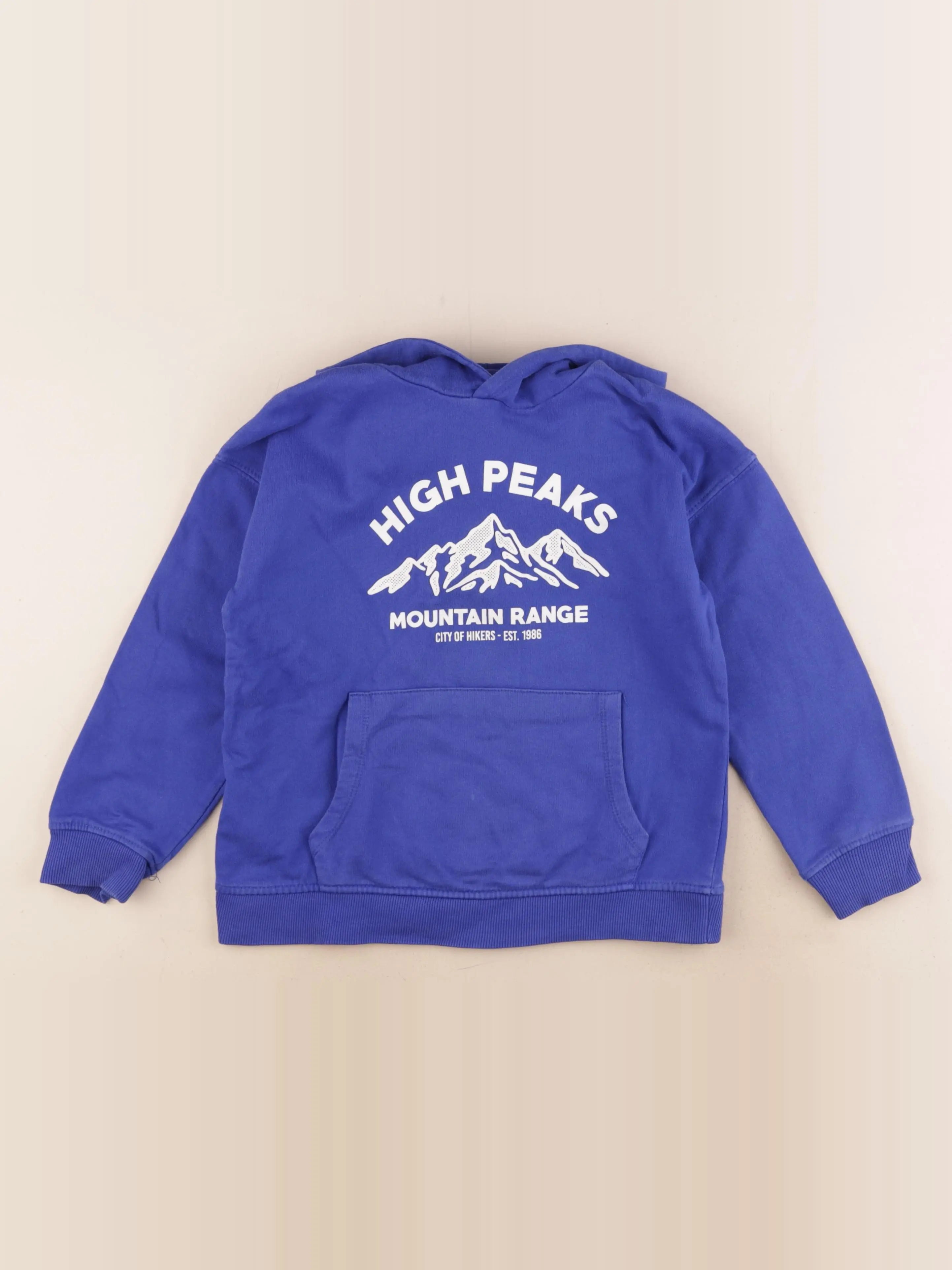 Mango - sweat bleu - 7/8 ans