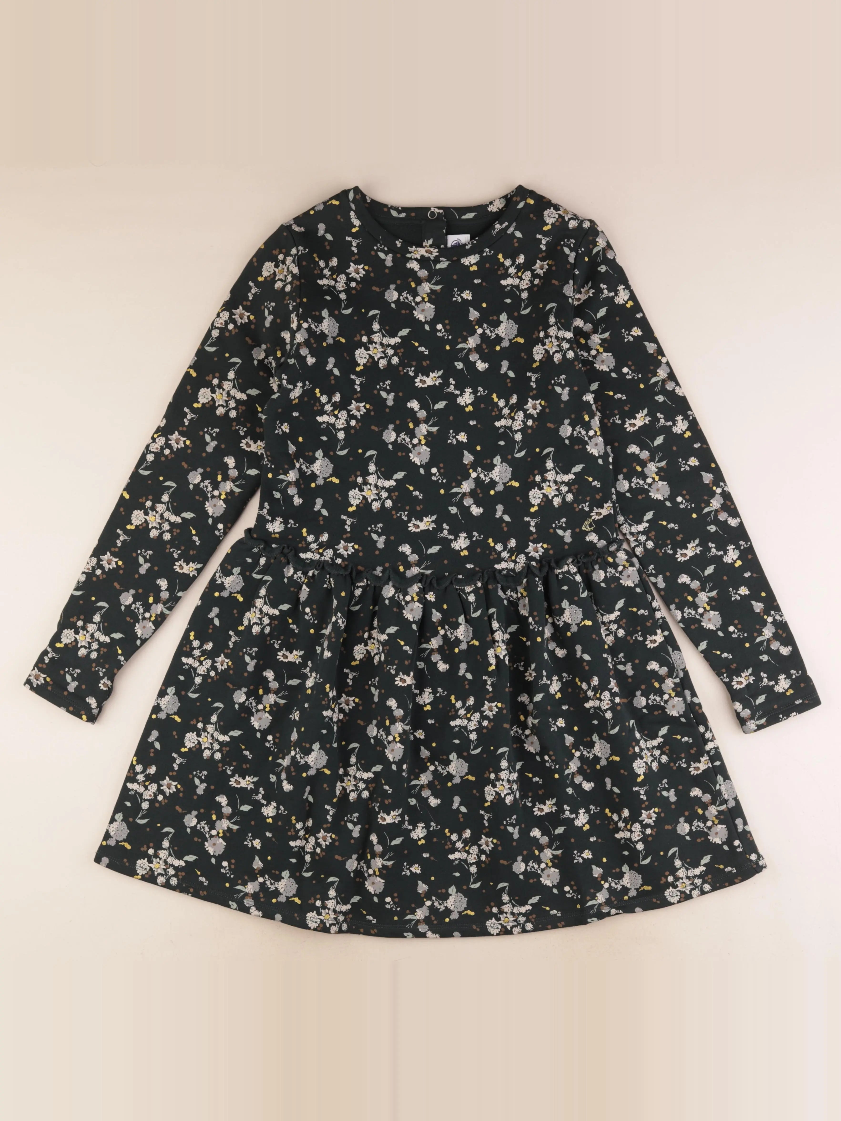 Petit Bateau - robe vert - 12 ans