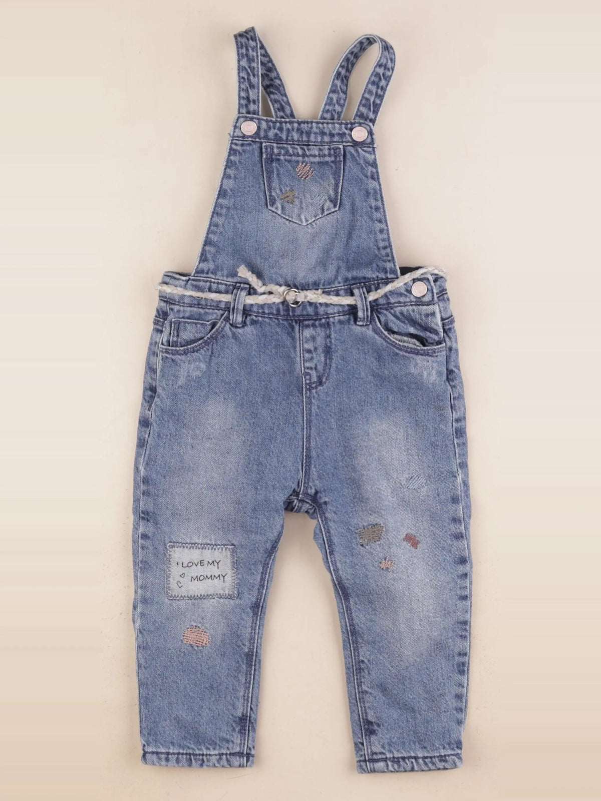 Zara - salopette bleu - 12/18 mois