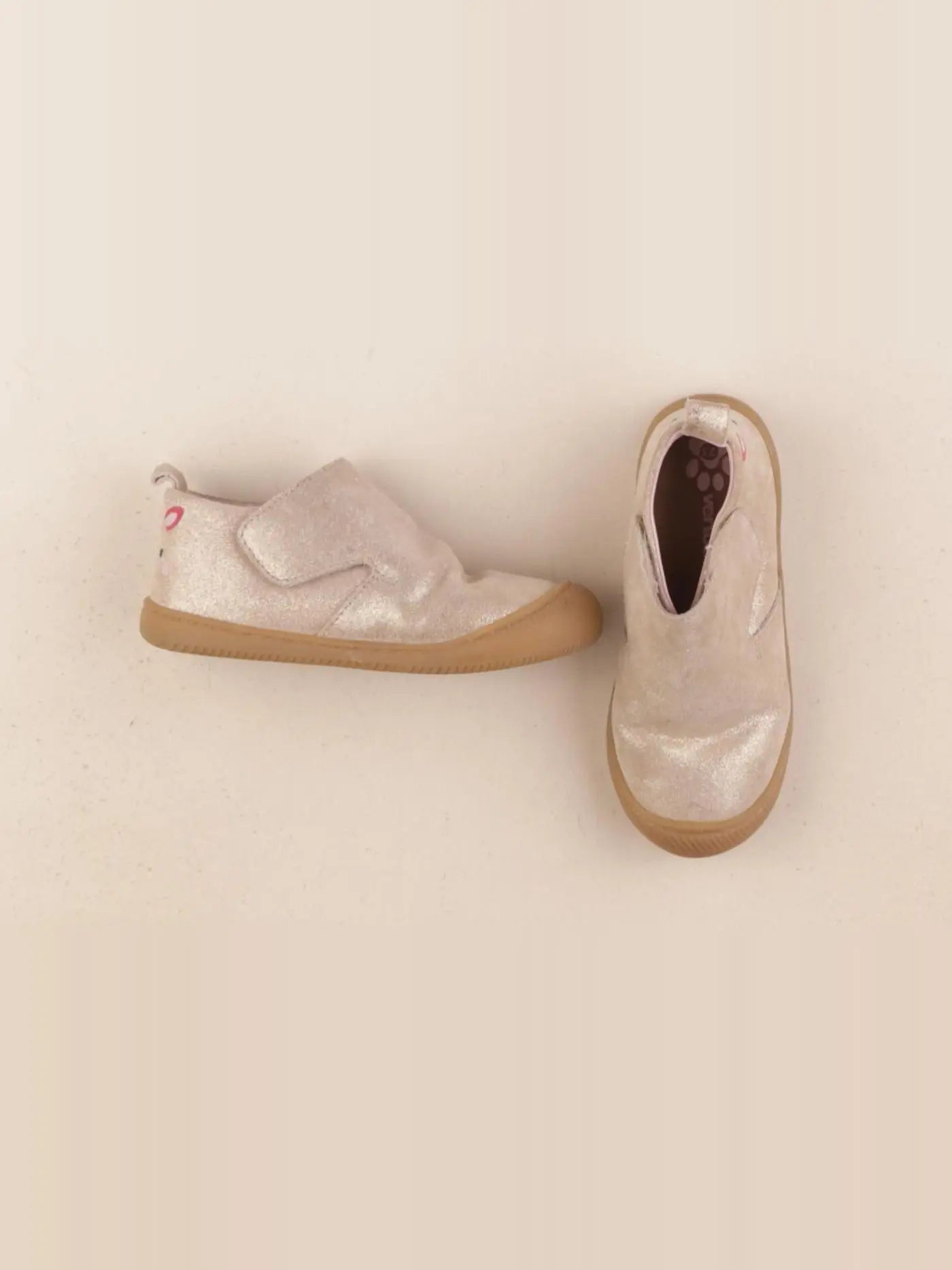Vertbaudet - baskets beige, bronze - pointure 23