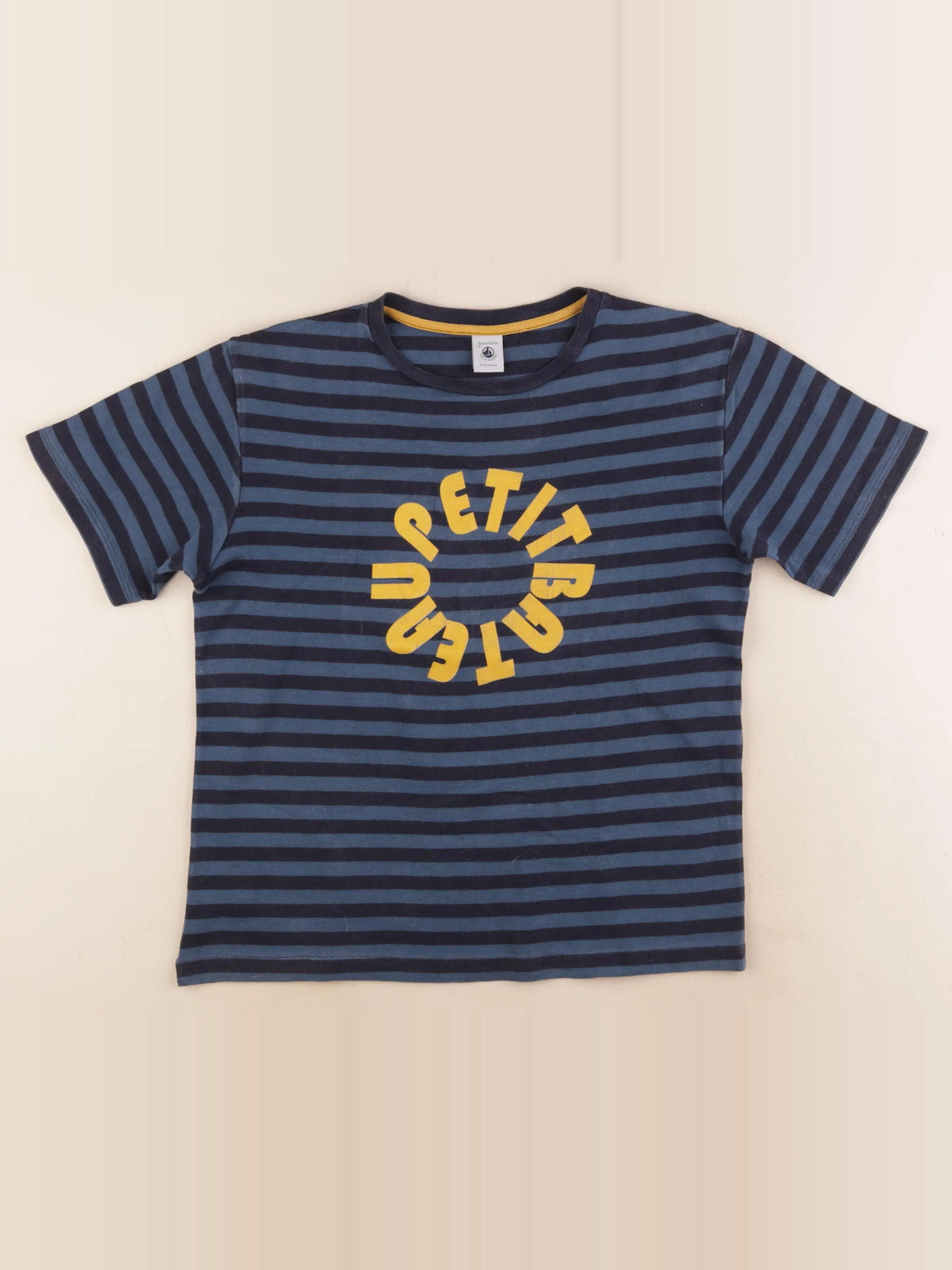 Petit Bateau - tee-shirt bleu - 12 ans