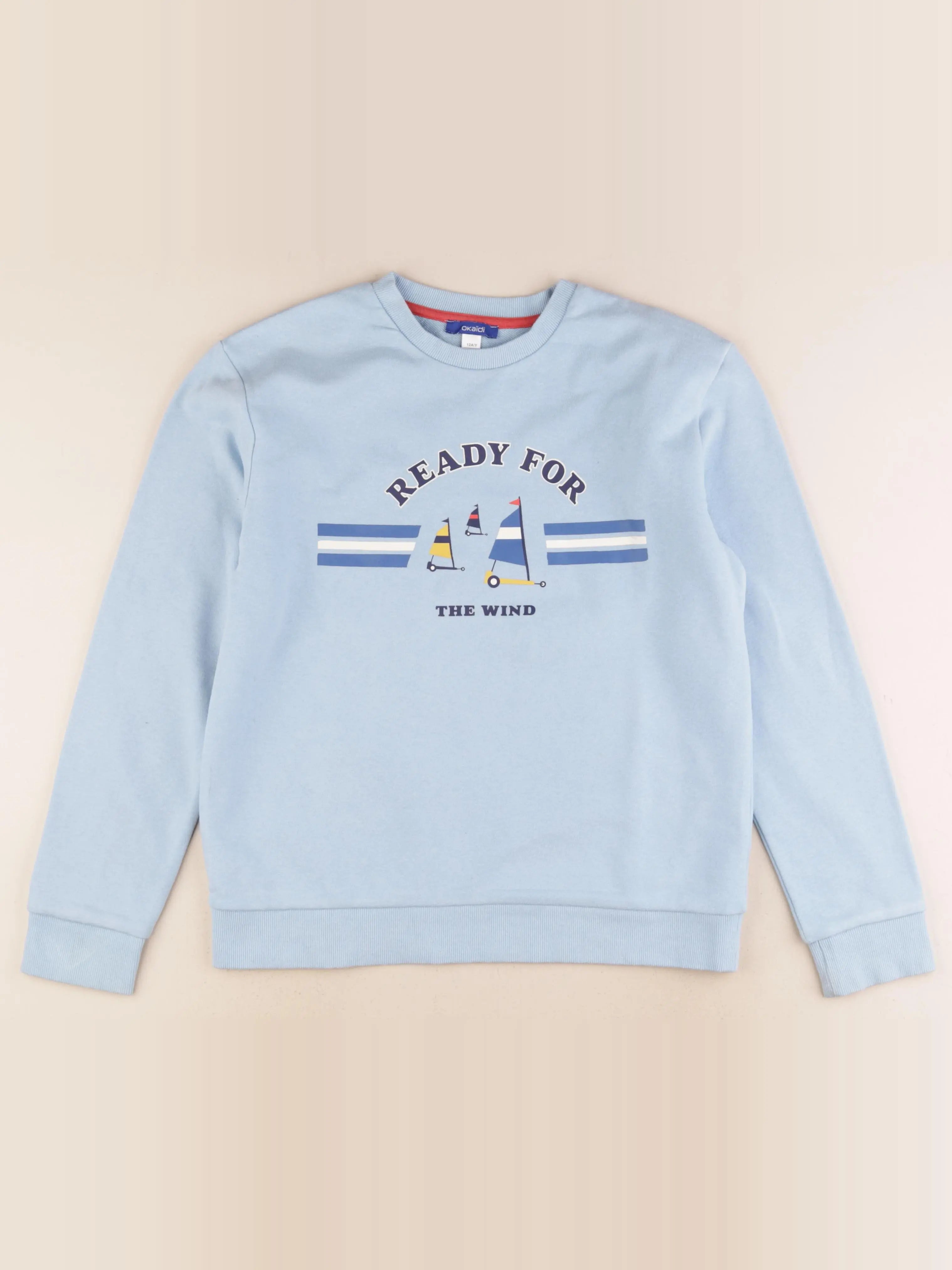 Okaidi - sweat bleu - 12 ans