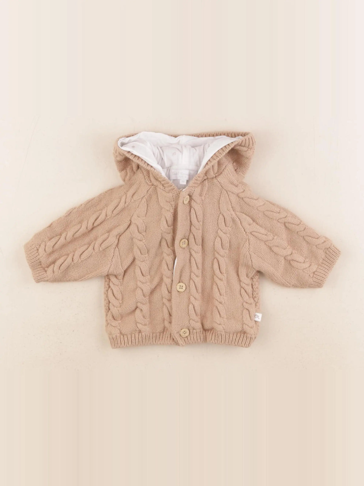 Cadet Rousselle - gilet marron - 1 mois