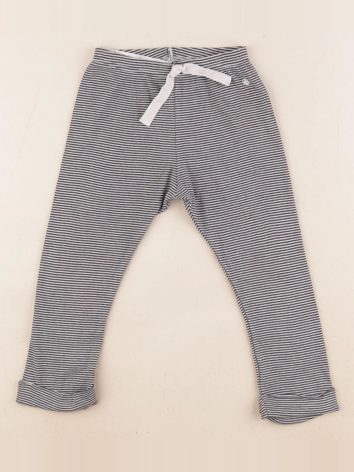 Petit Bateau - legging bleu, blanc - 24 mois