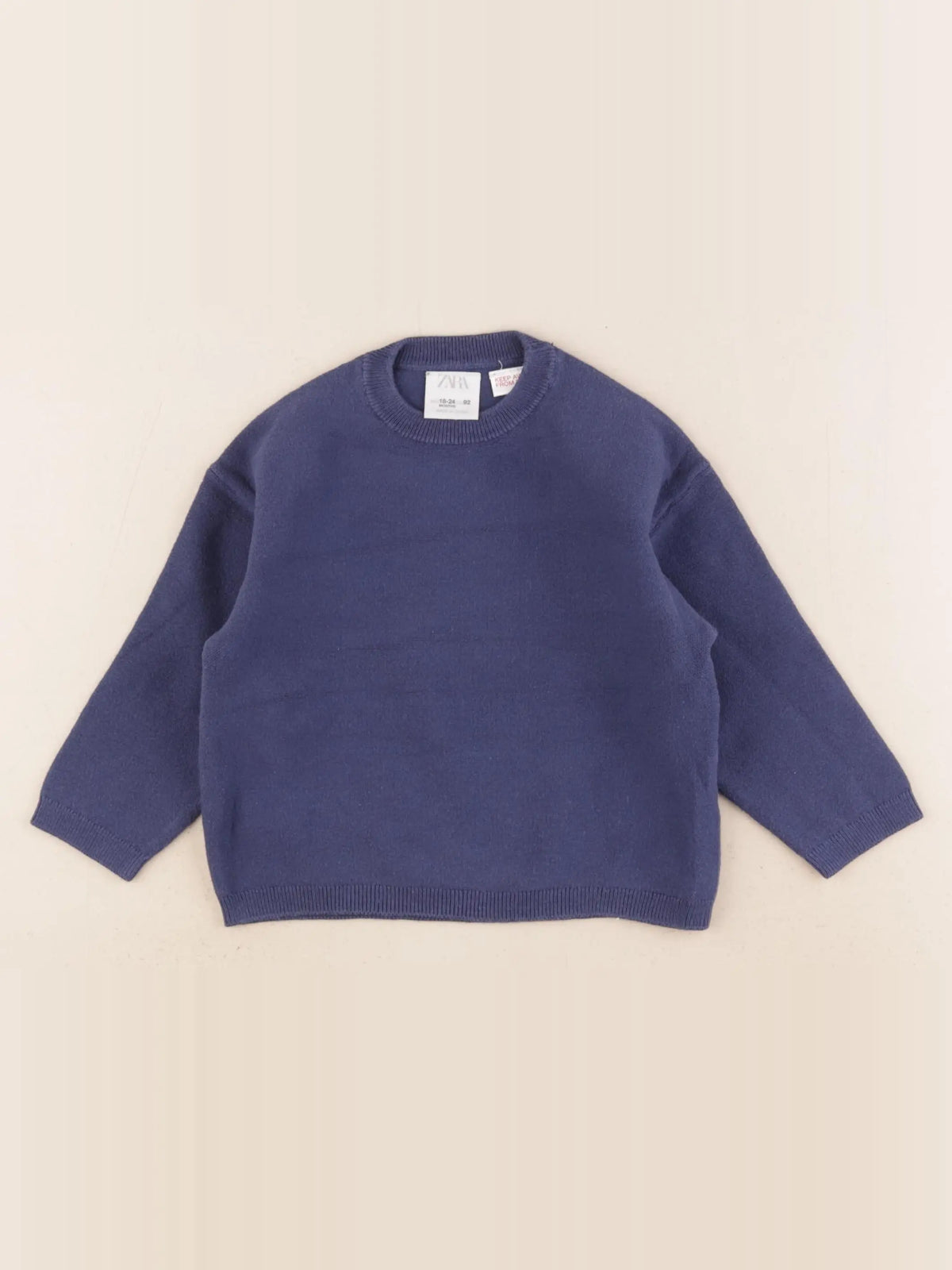 Zara - pull bleu - 18/24 mois