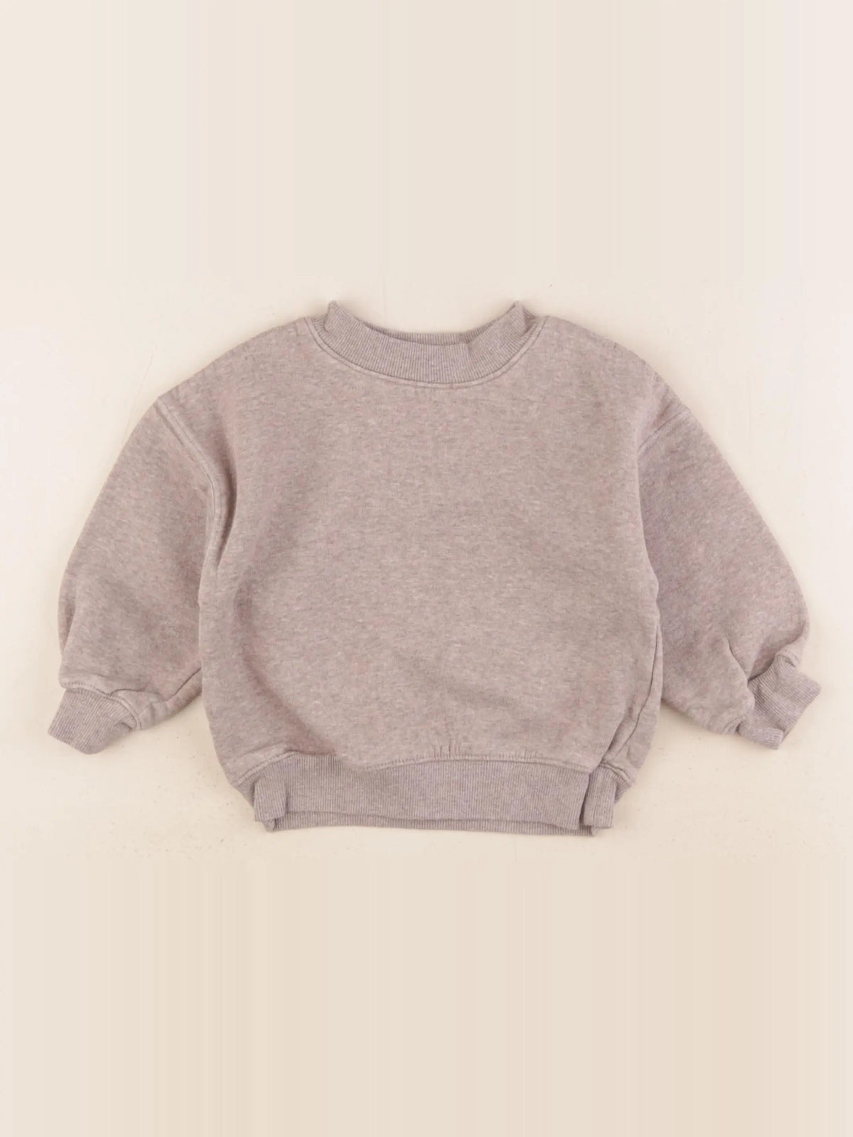 H&M - sweat marron - 18/24 mois
